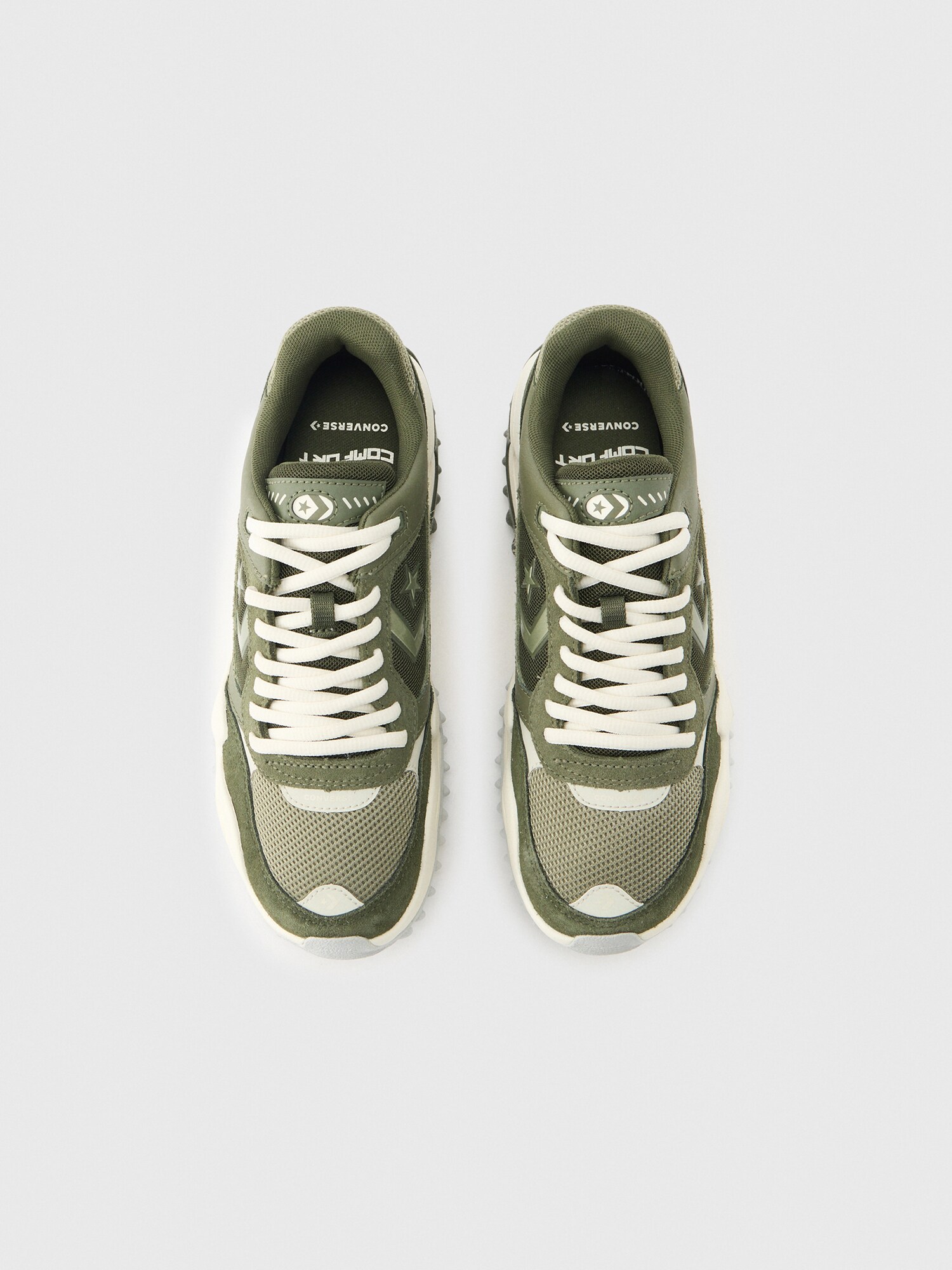 CONVERSE Zapatillas deportivas bajas 'CHUCK TAYLOR ALL STAR LIFT PLATFORM' verde pastel / verde oscuro / blanco – imagen 3
