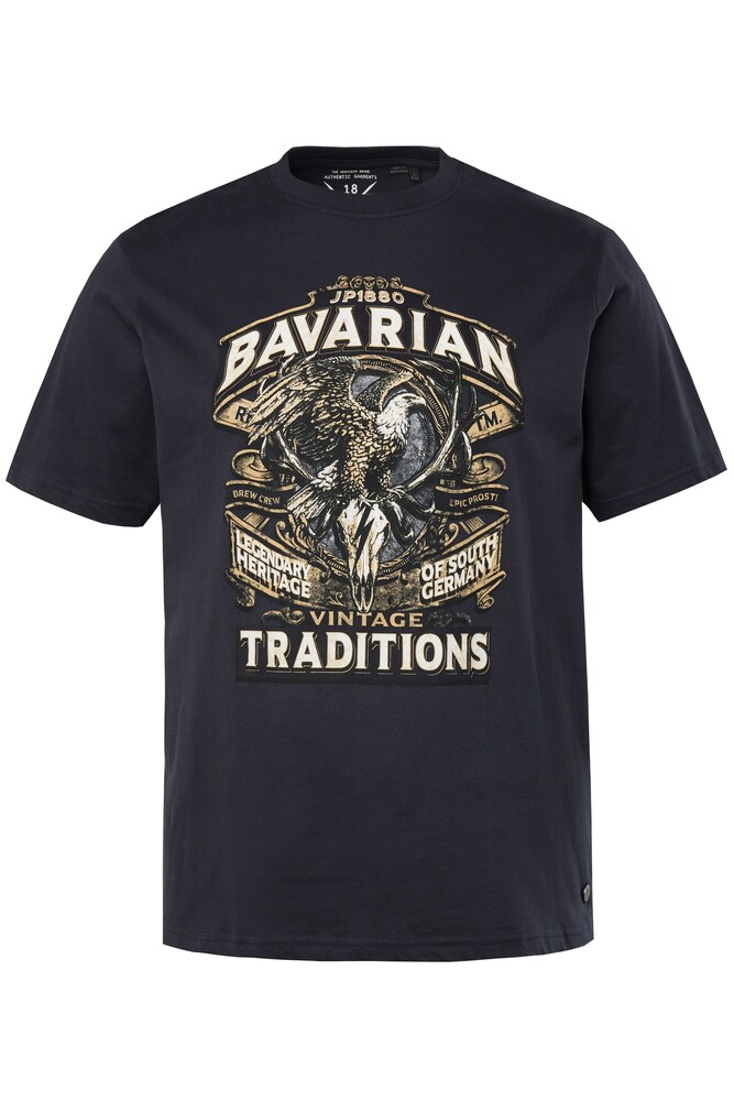 JP1880 T-Shirt Herren Größe 8XL beige / schwarz