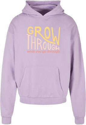 Merchcode Sweatshirt ‘Spring – Grow Through 2’ Geel / Lila / Pink