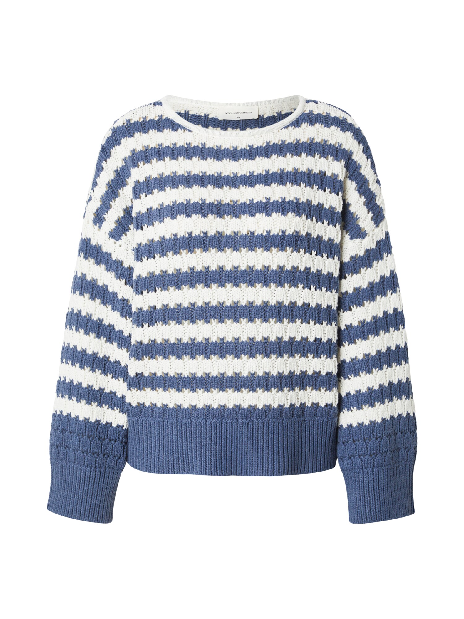 MSCH COPENHAGEN Pulover 'MSCHCestine Jillena'  temno modra / bela