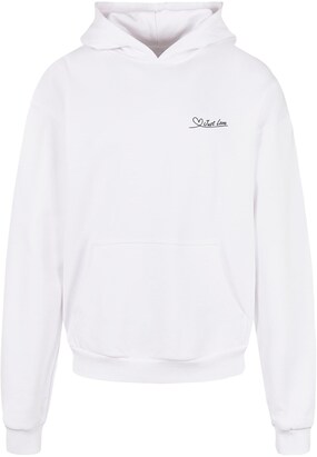 Merchcode Sweatshirt ‘Just love’ Zwart / Wit