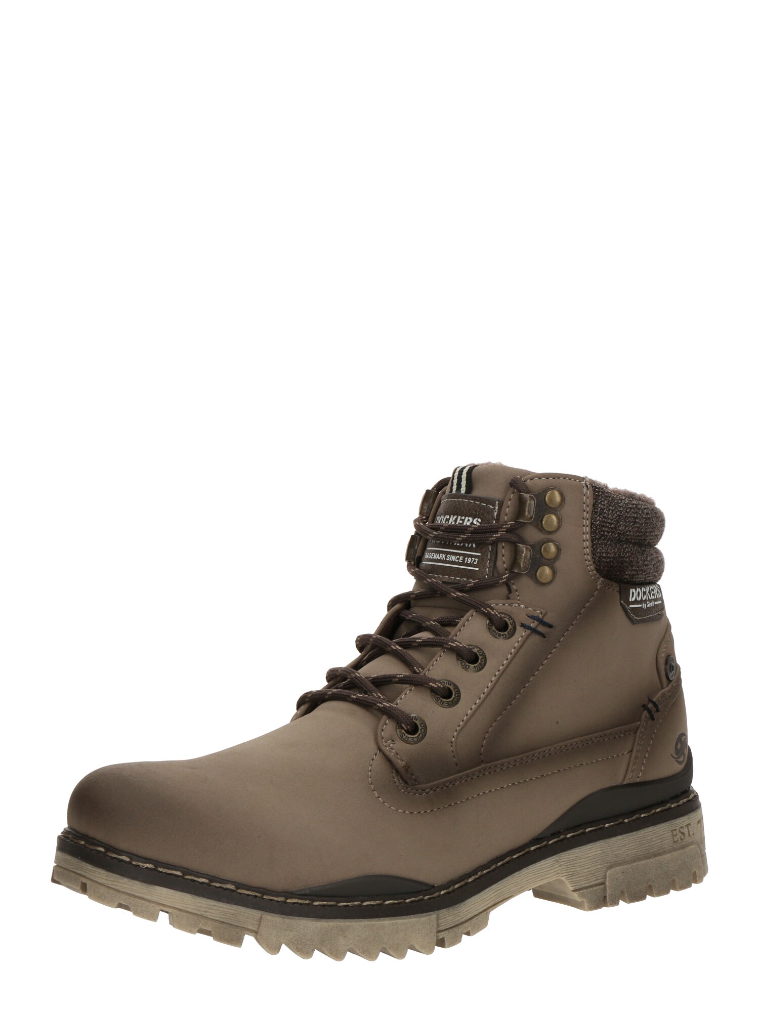 Dockers by Gerli Botas con cordones marrón oscuro / taupe