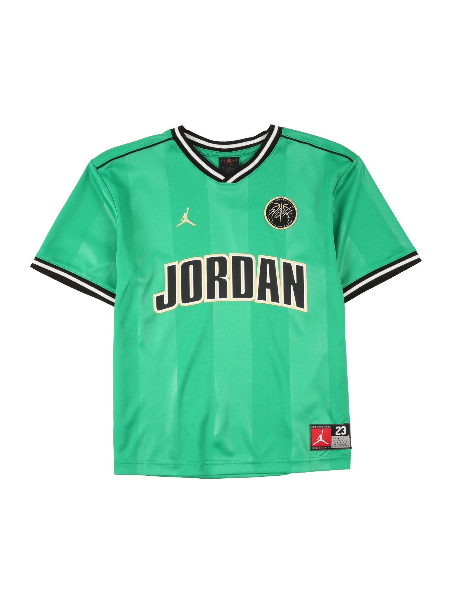 Jordan Tricou  galben deschis / verde limetă / negru / alb