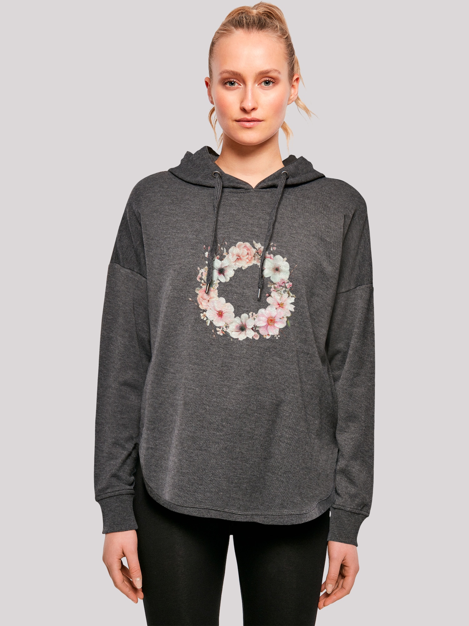 Thumbnail - F4NT4STIC Sweatshirt Rosa Blumenkranz