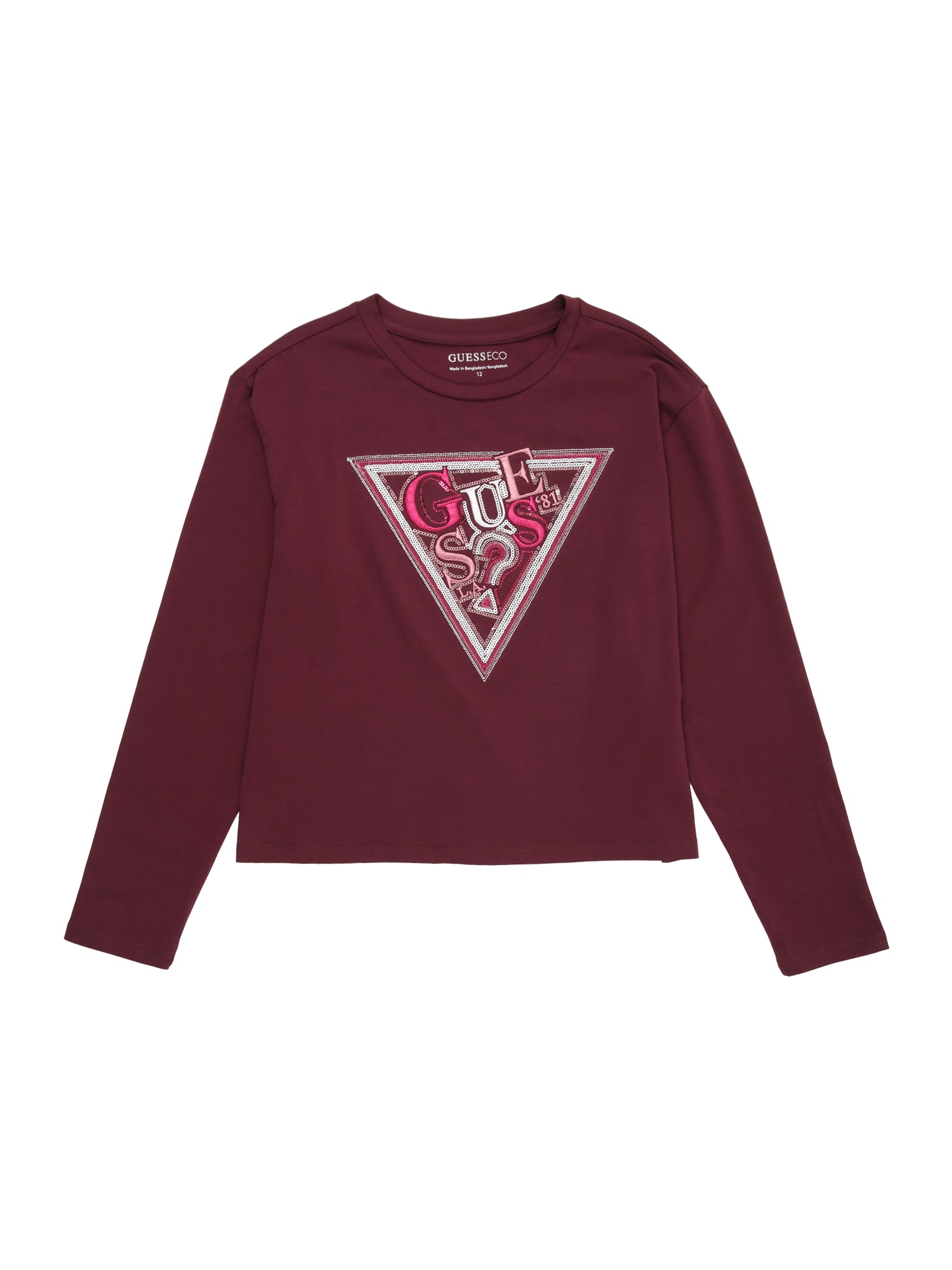 GUESS Tricou Midi mai multe culori / roșu vin