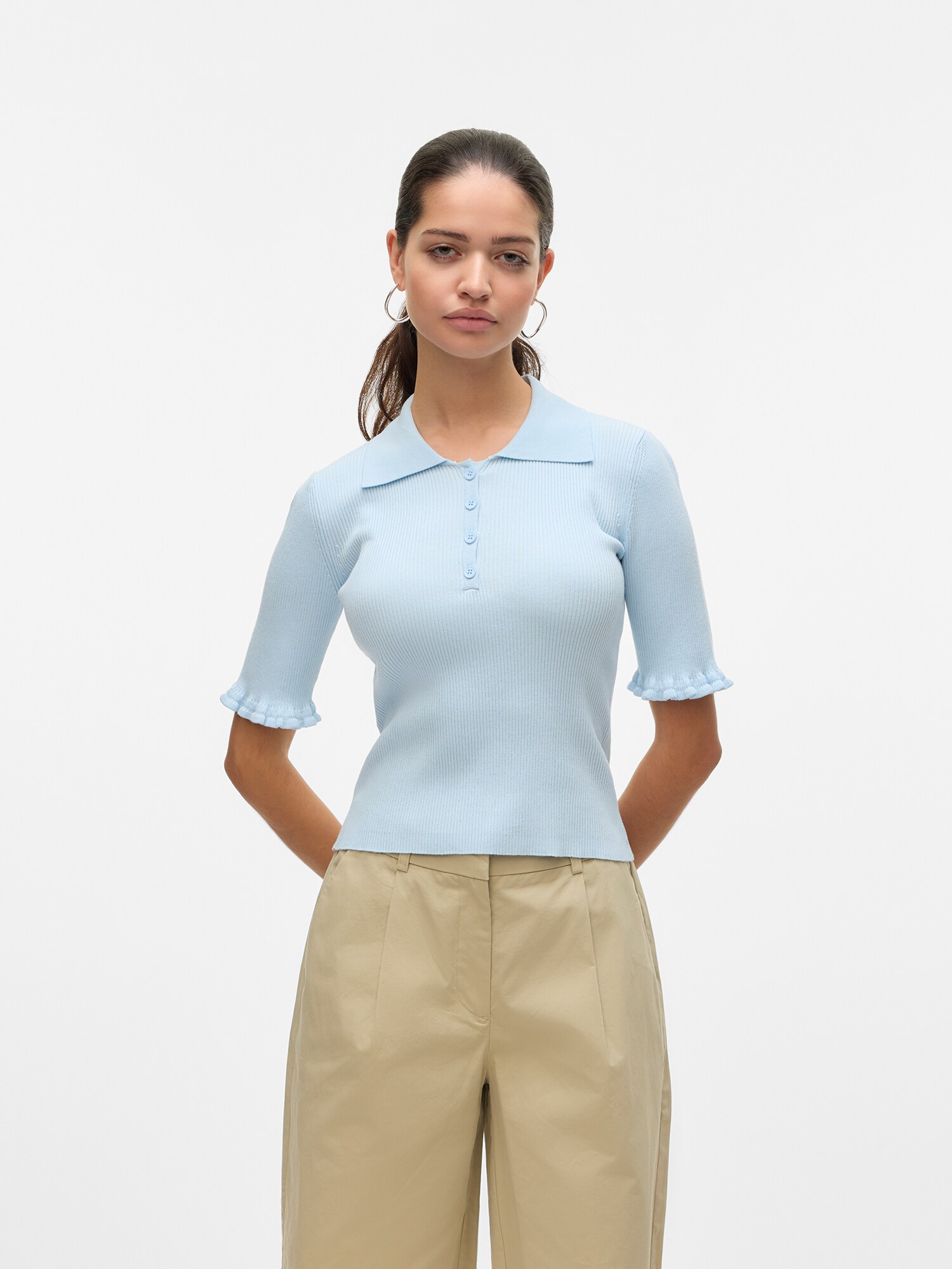 VERO MODA Pulóver 'VMWONDER'  világoskék termék 2. képe