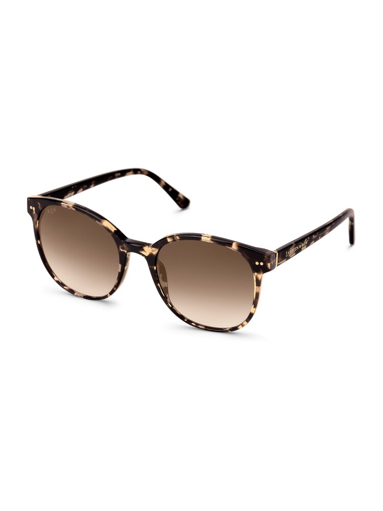 Kapten & Son Sonnenbrille 'Nairobi Crystal Tortoise Brown' Herren Größe One Size braun / hellbraun