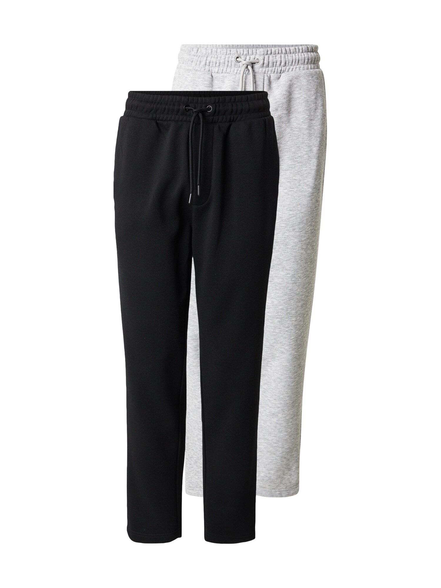 JACK & JONES Pantaloni JPSTKANE BRADLEY  gri amestecat / negru