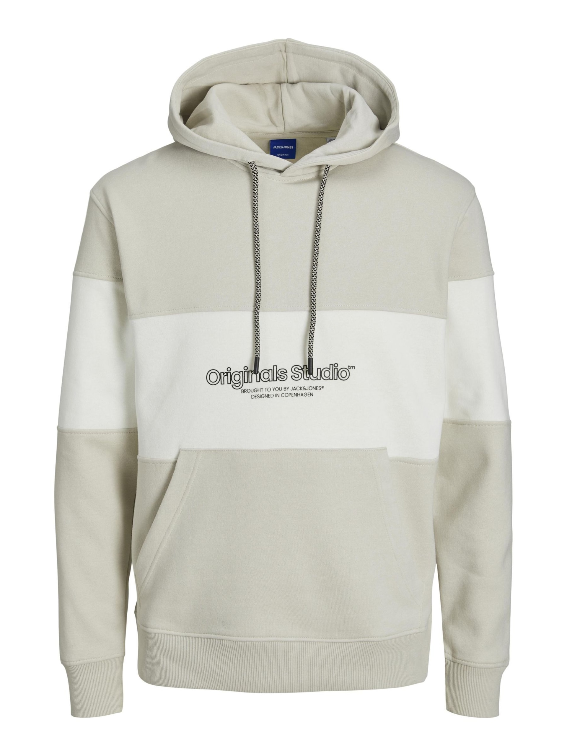 JACK & JONES Sweatshirt 'JORLakewood' beige / kitt herr