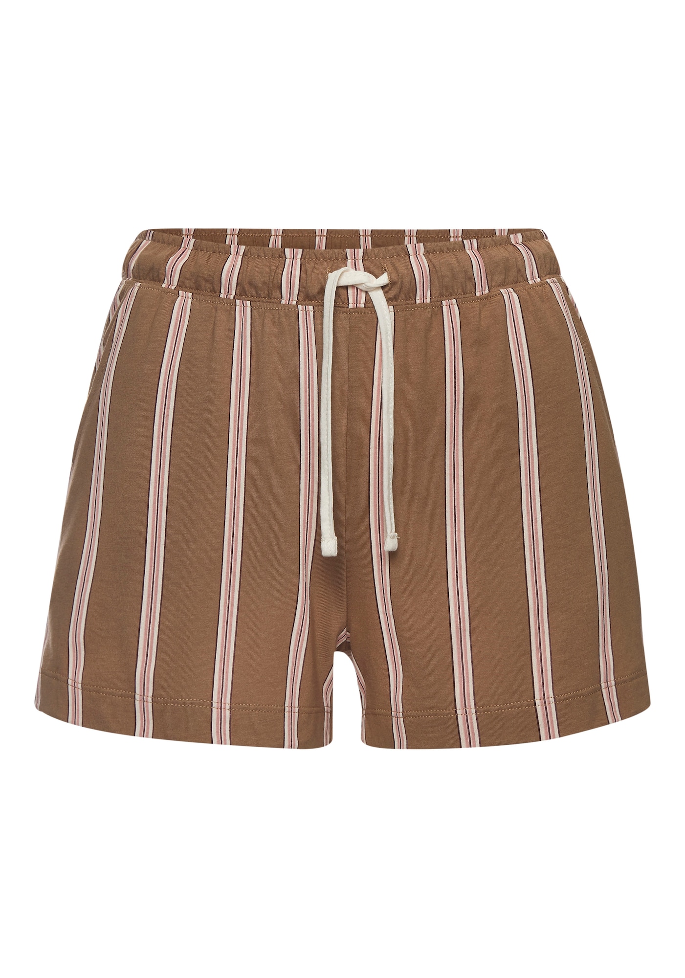 LASCANA Pantaloni scurți  brocart / roz / negru / alb