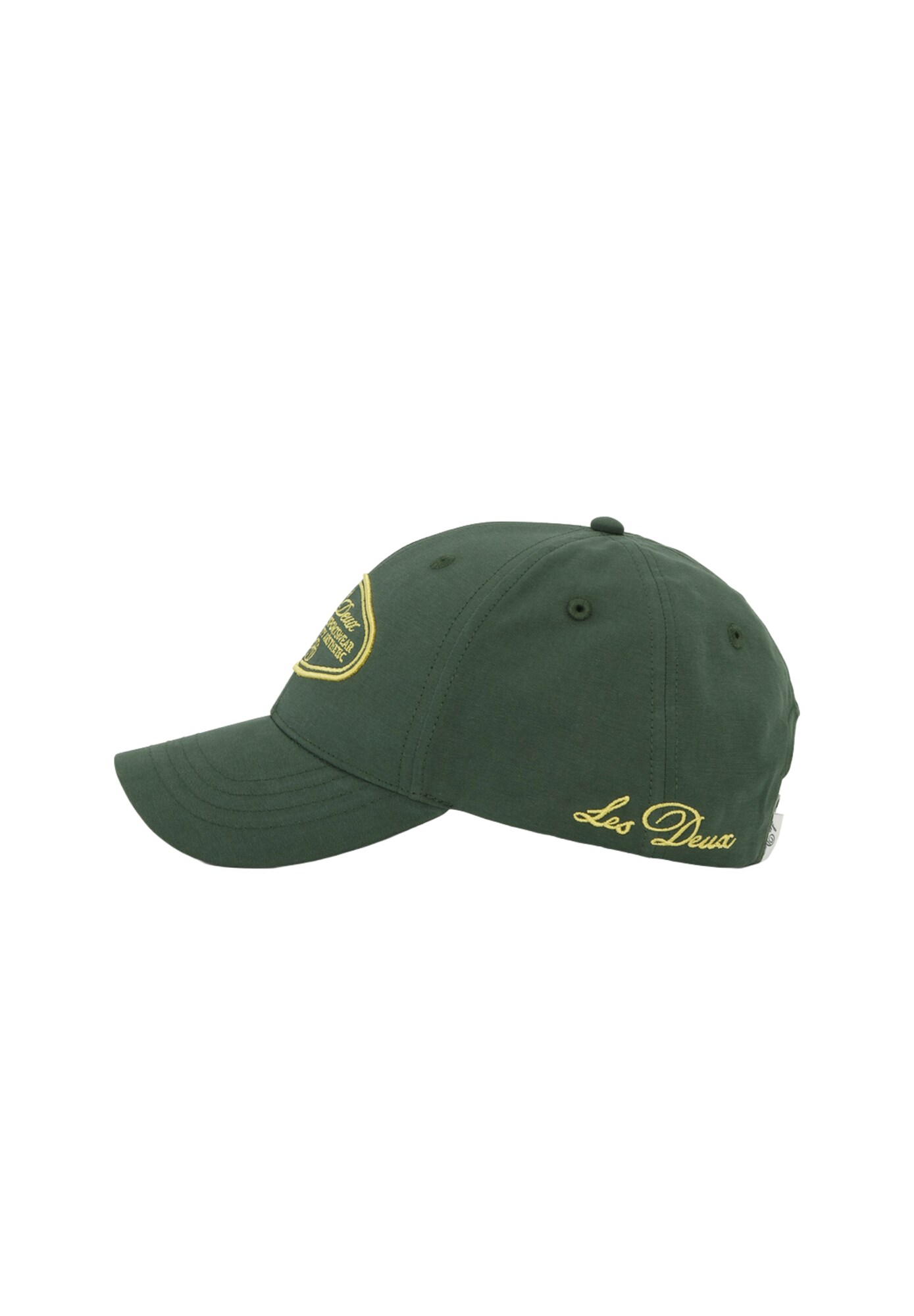 Les Deux Șapcă Worldwide galben / verde