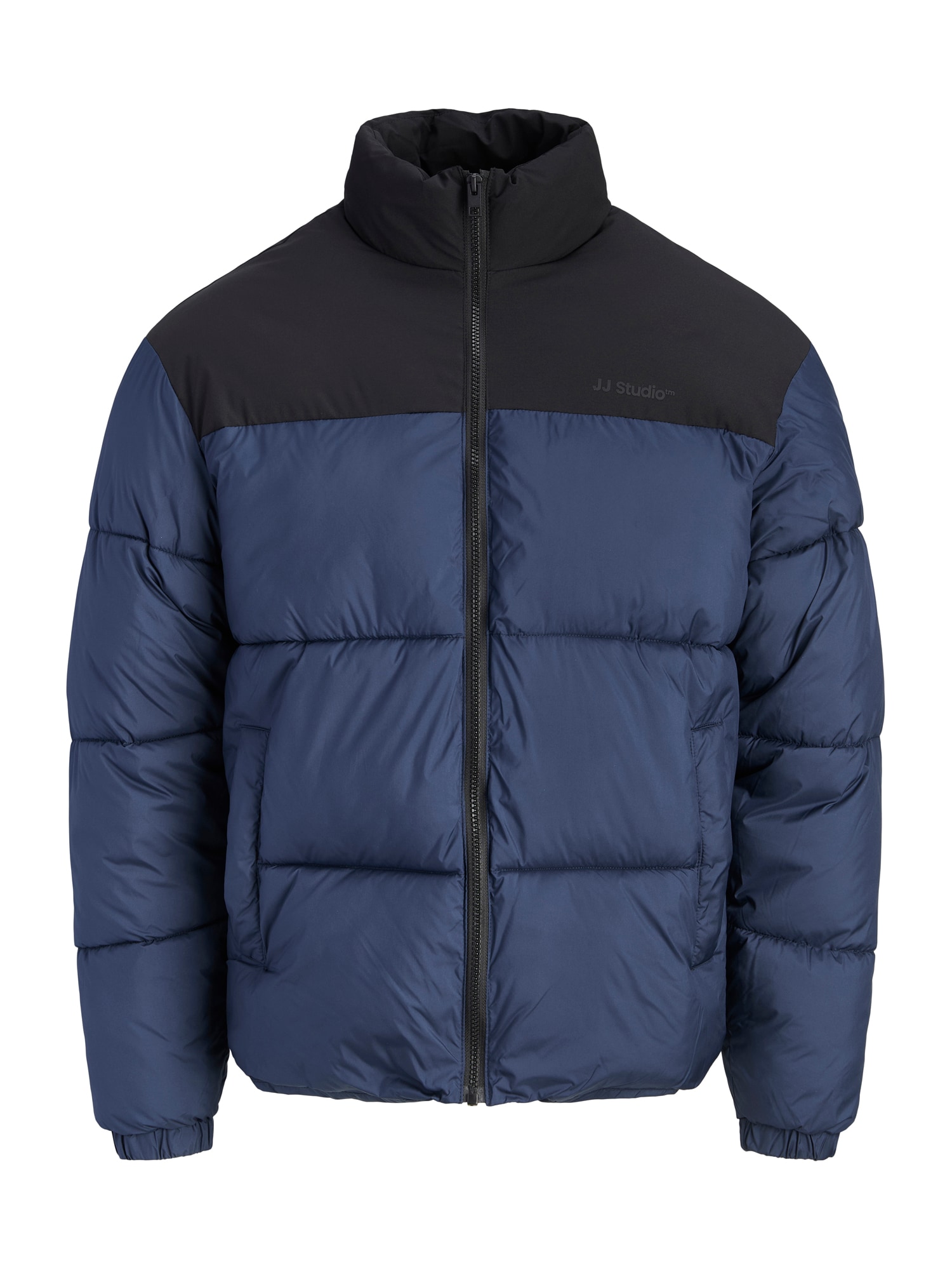 JACK & JONES Geacă de iarnă JJRAZE bleumarin / negru