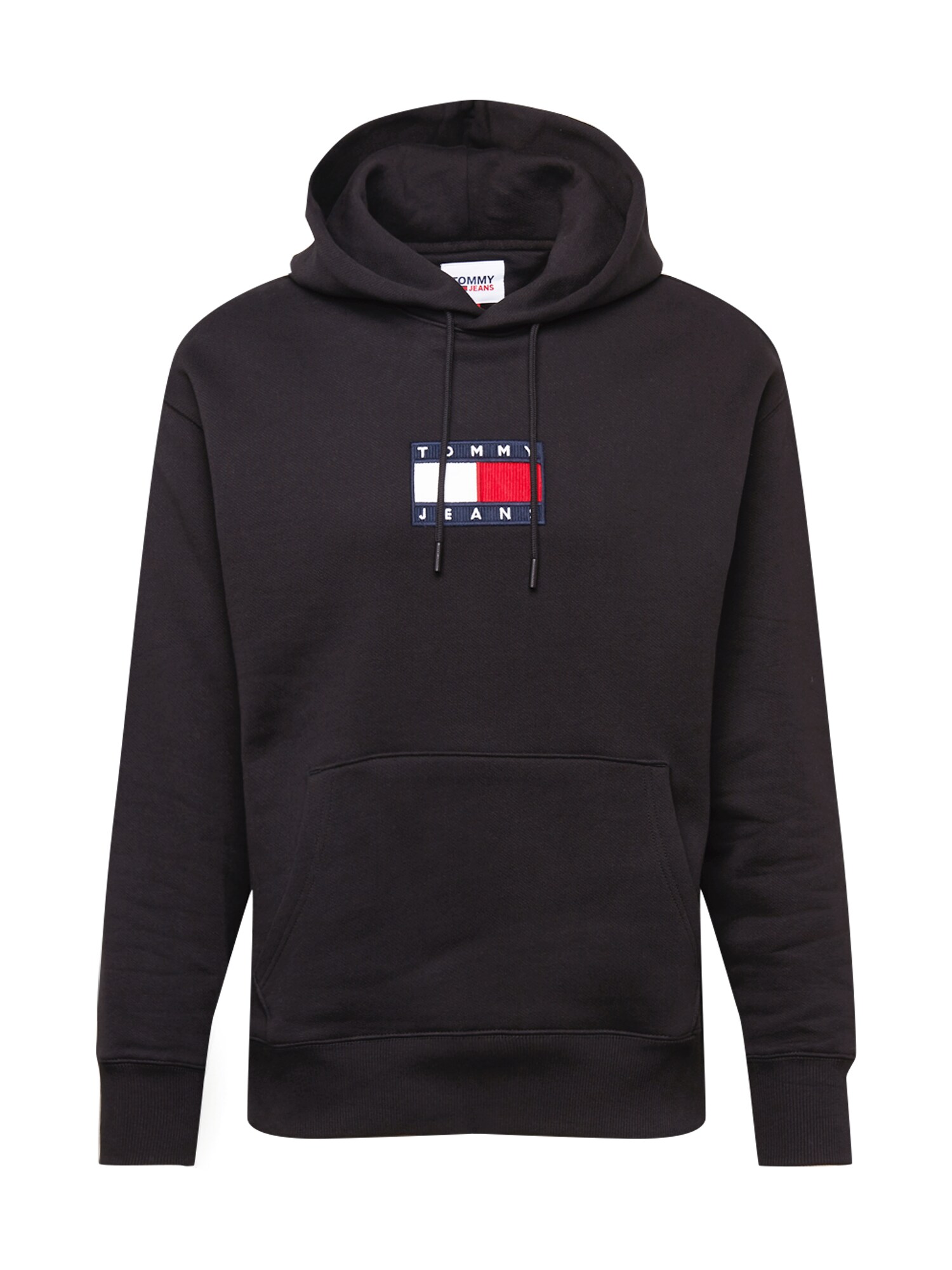 Tommy Jeans Megztinis be užsegimo  juoda / balta / raudona / tamsiai mėlyna