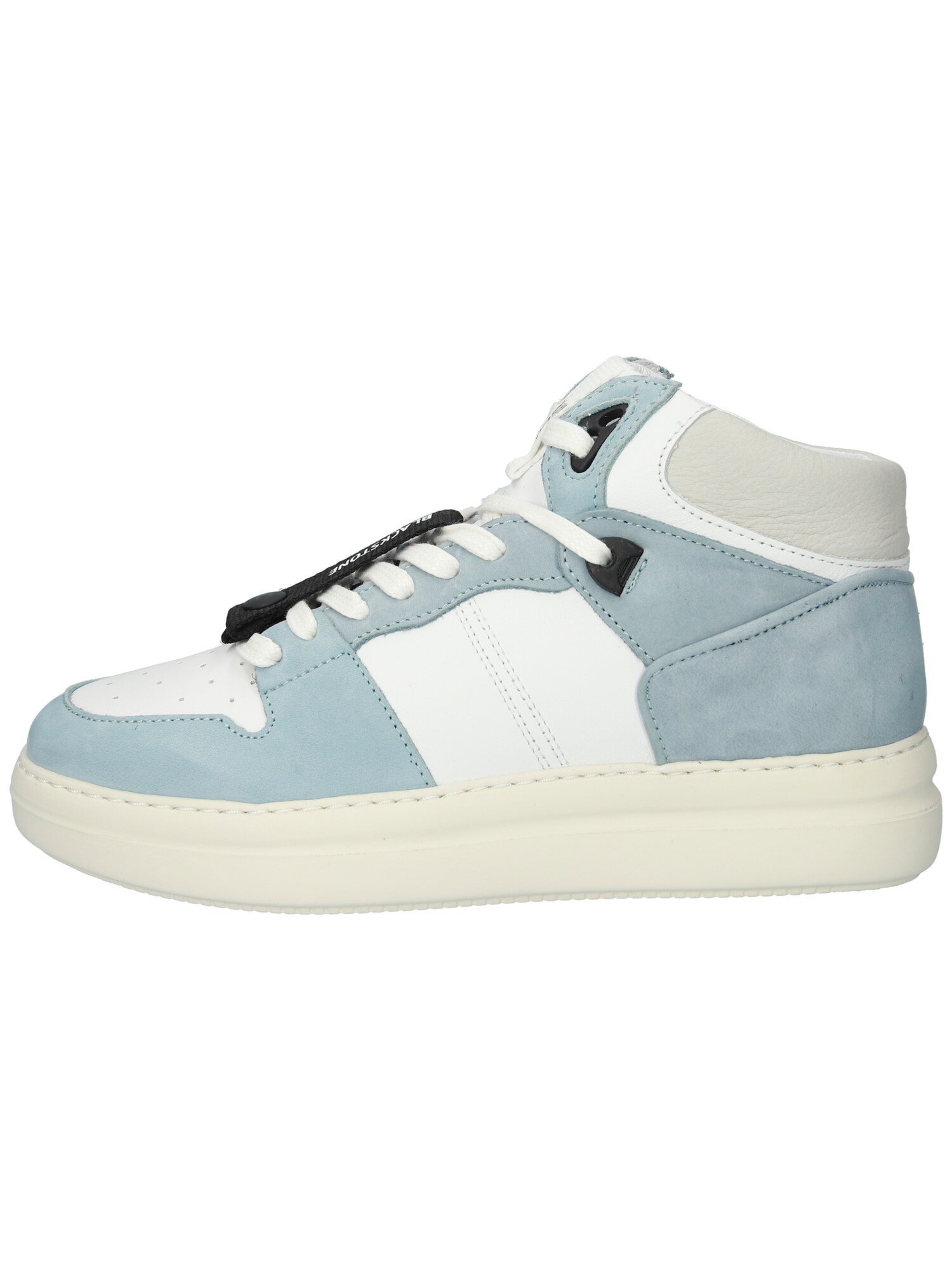 Hög sneaker beige / blå