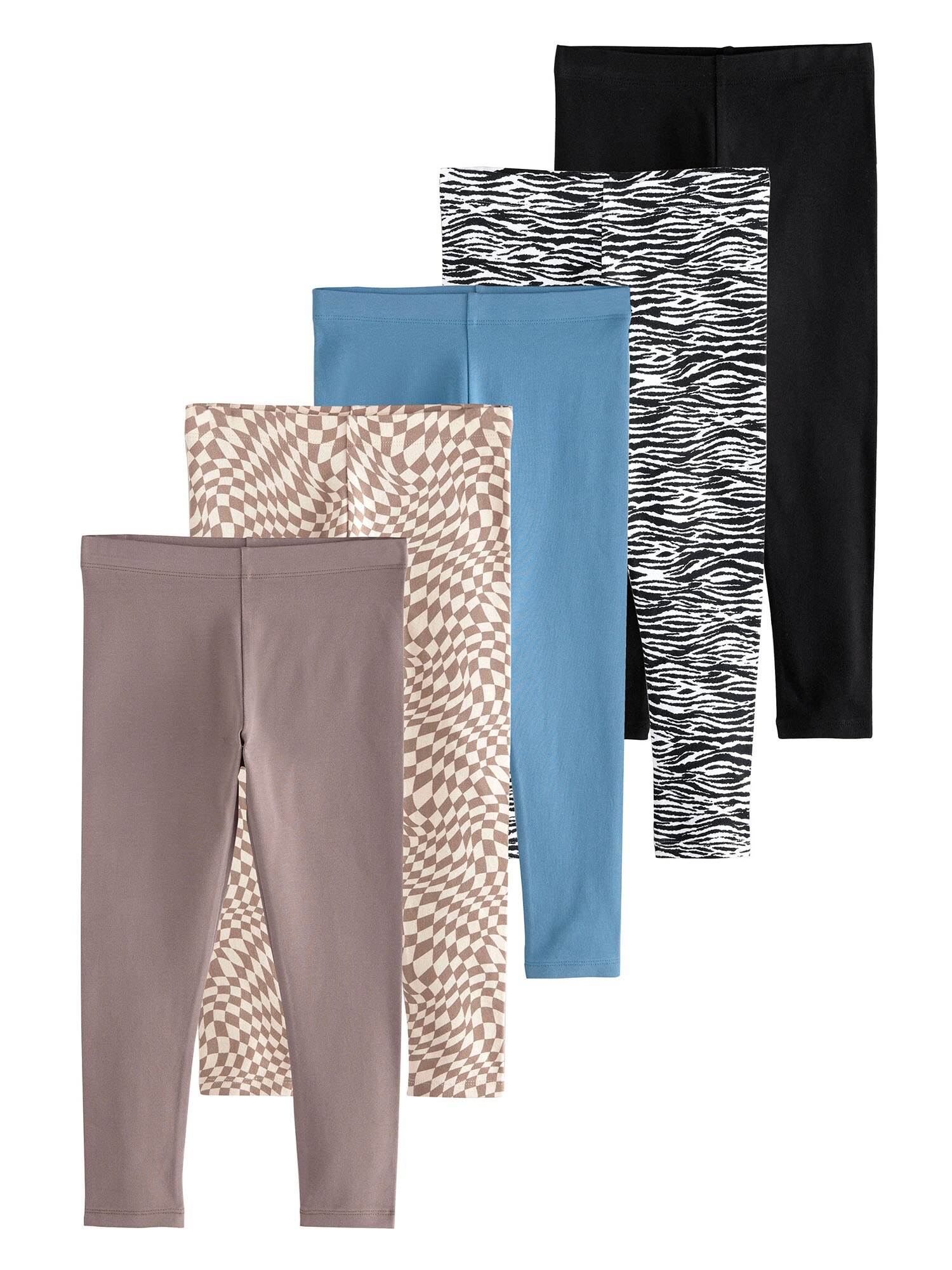 Next Leggings  albastru / brocart / negru / alb