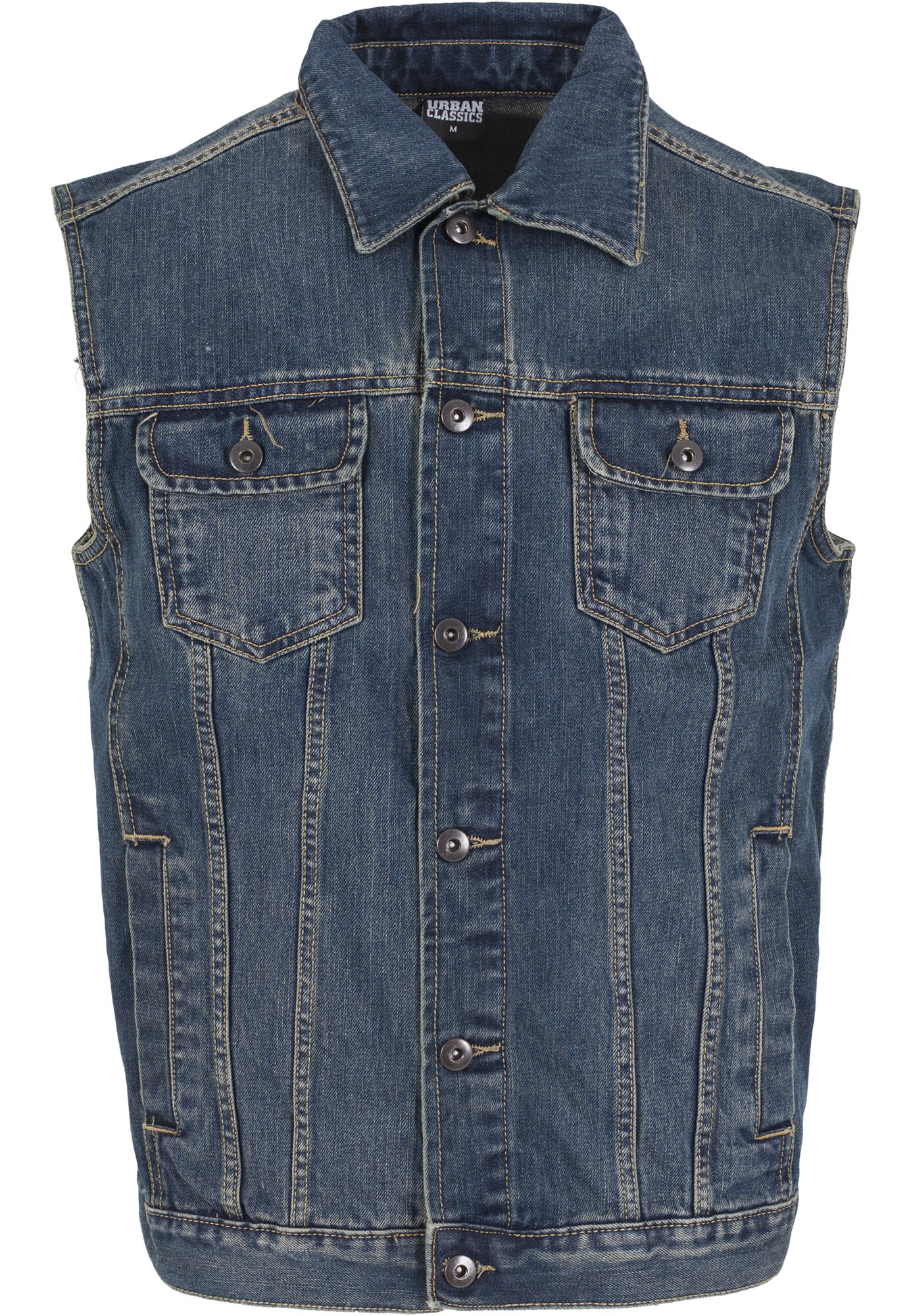 Urban Classics Vesta  modrá denim