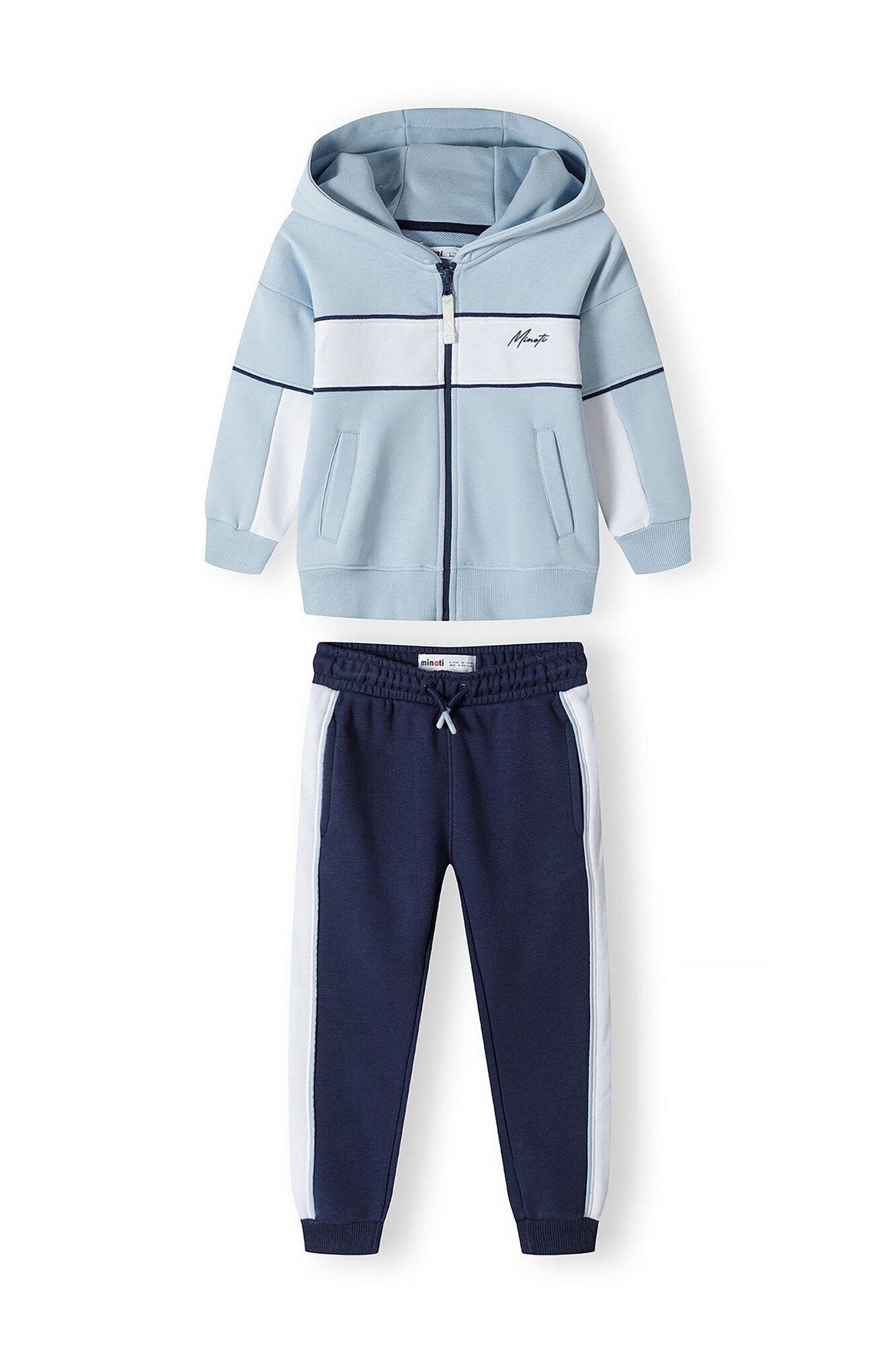 MINOTI Jogging ruhák  tengerészkék / világoskék / fehér akciós termékkép 1