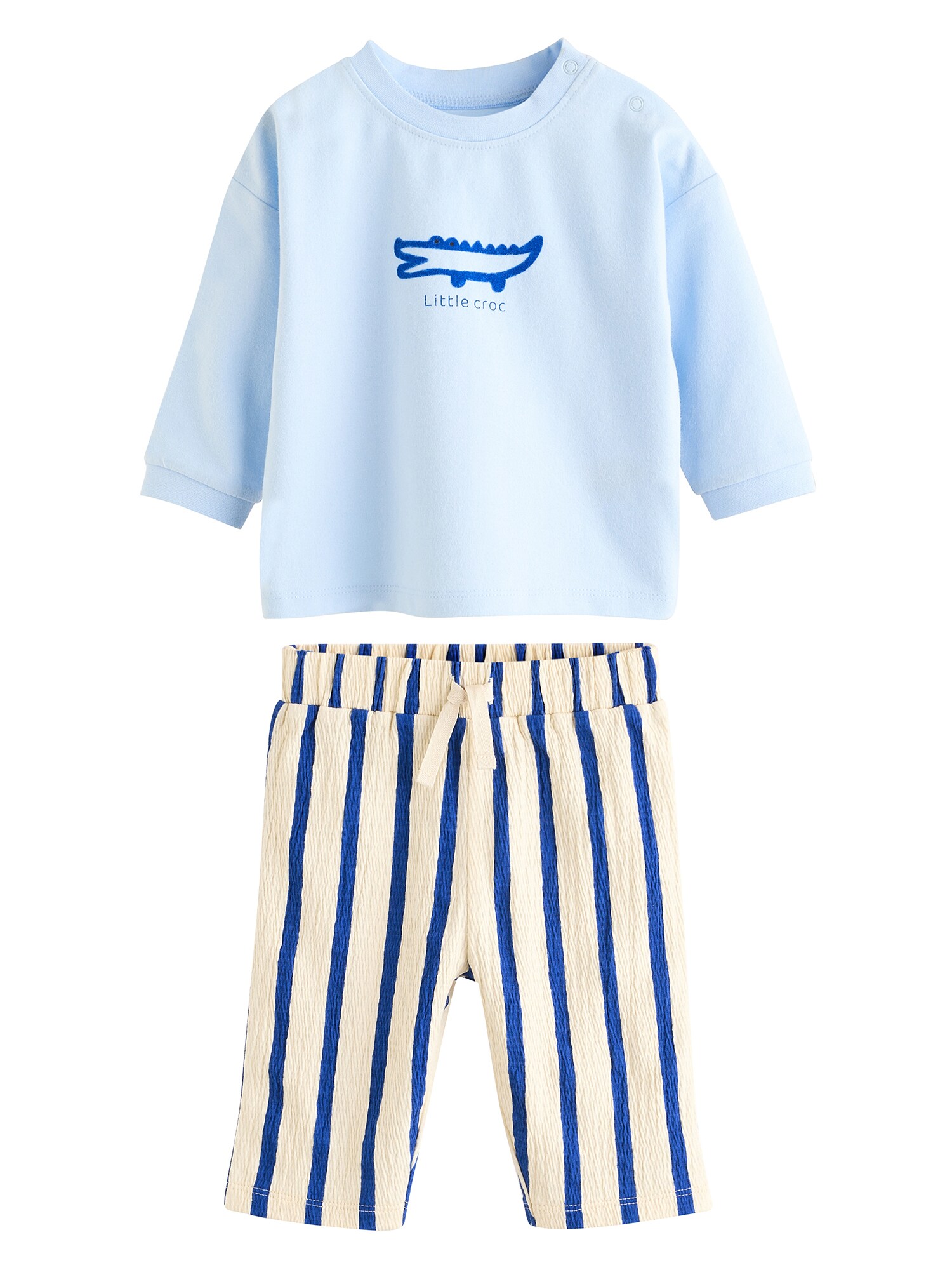 Next Set  bej deschis / albastru / albastru deschis