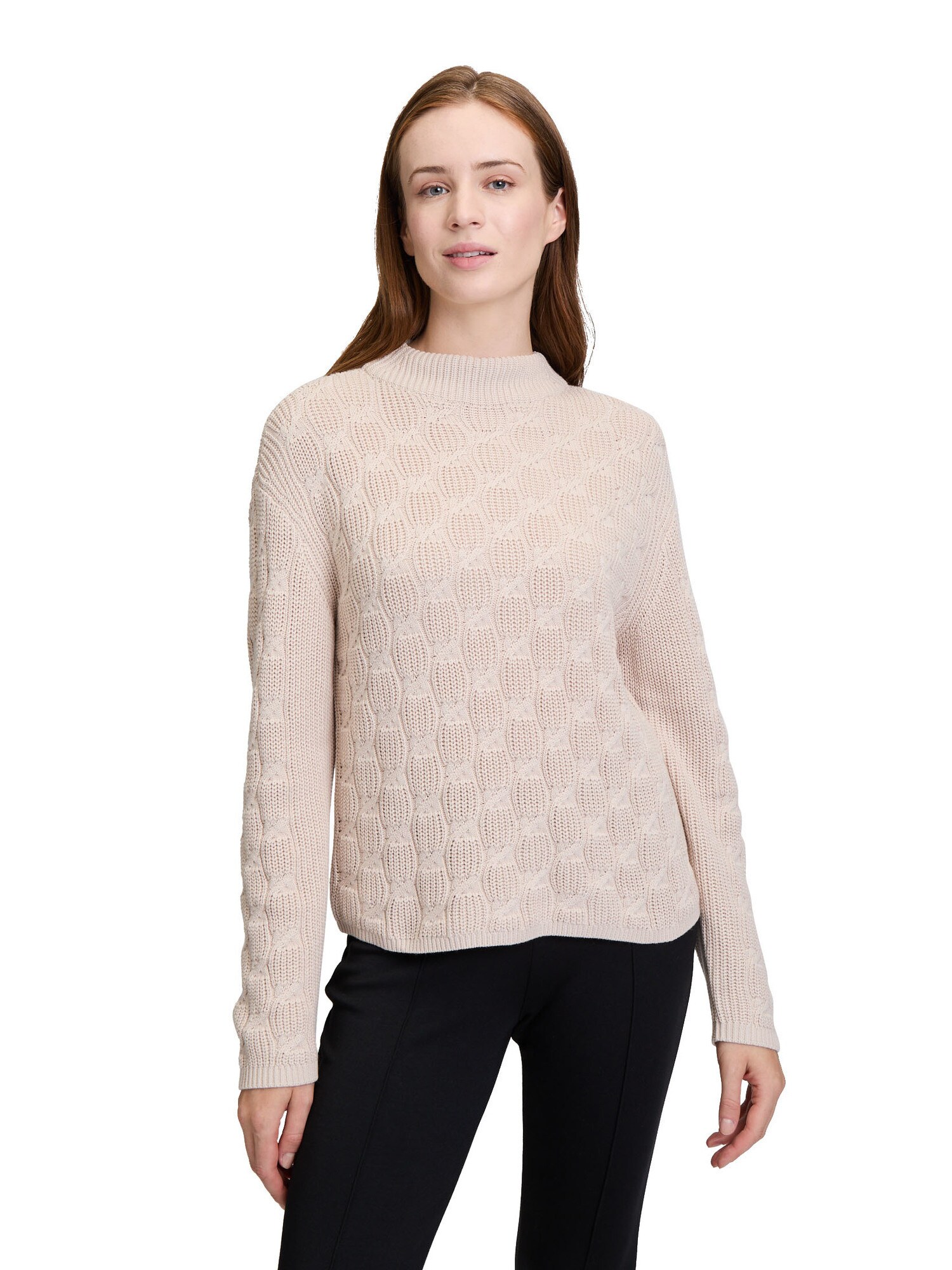 Thumbnail - Grobstrick-Pullover mit Struktur
