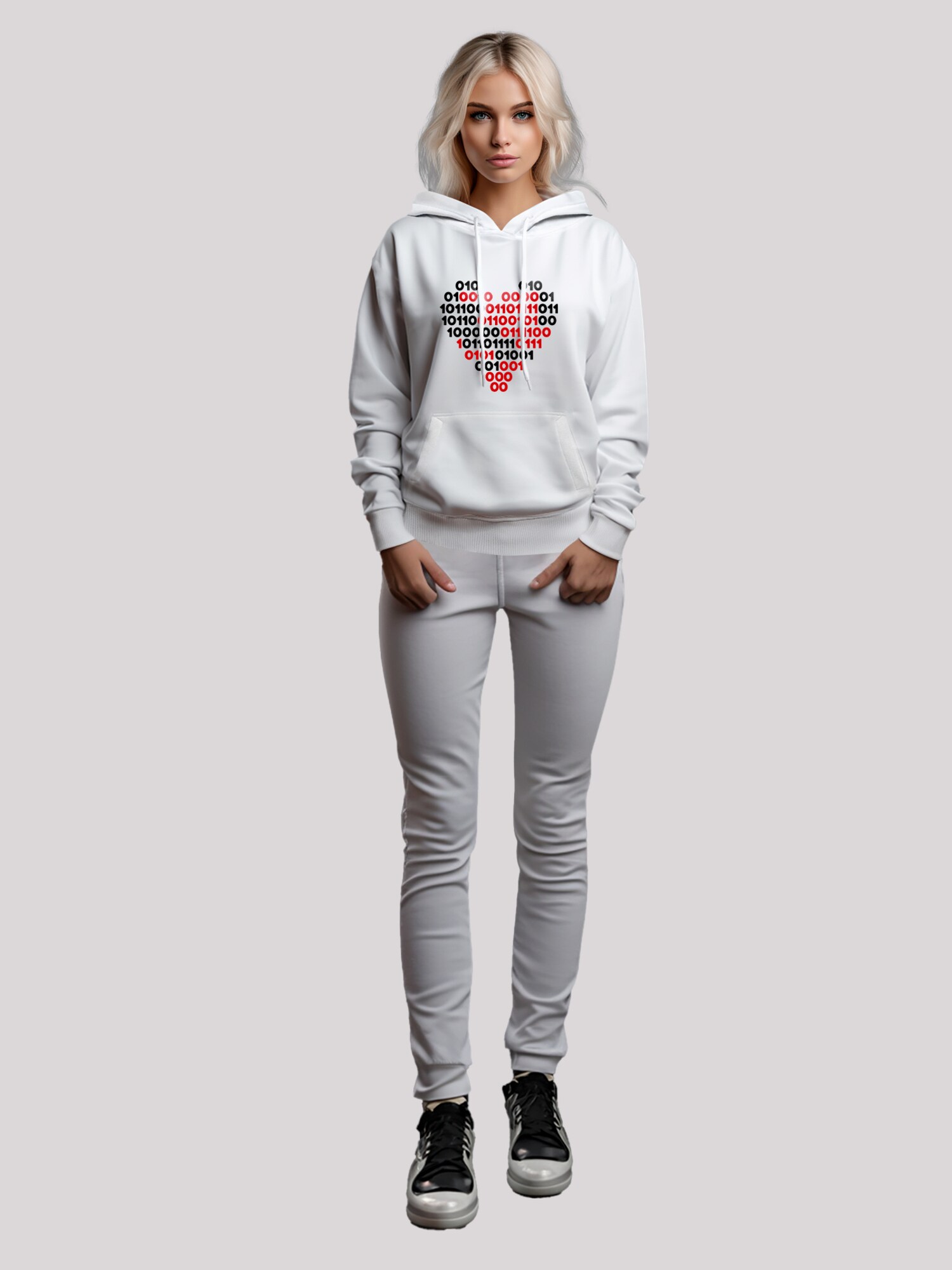 Thumbnail - Sweatshirt 'I Love You 01001001 Binary Code Herz Valentinstag'