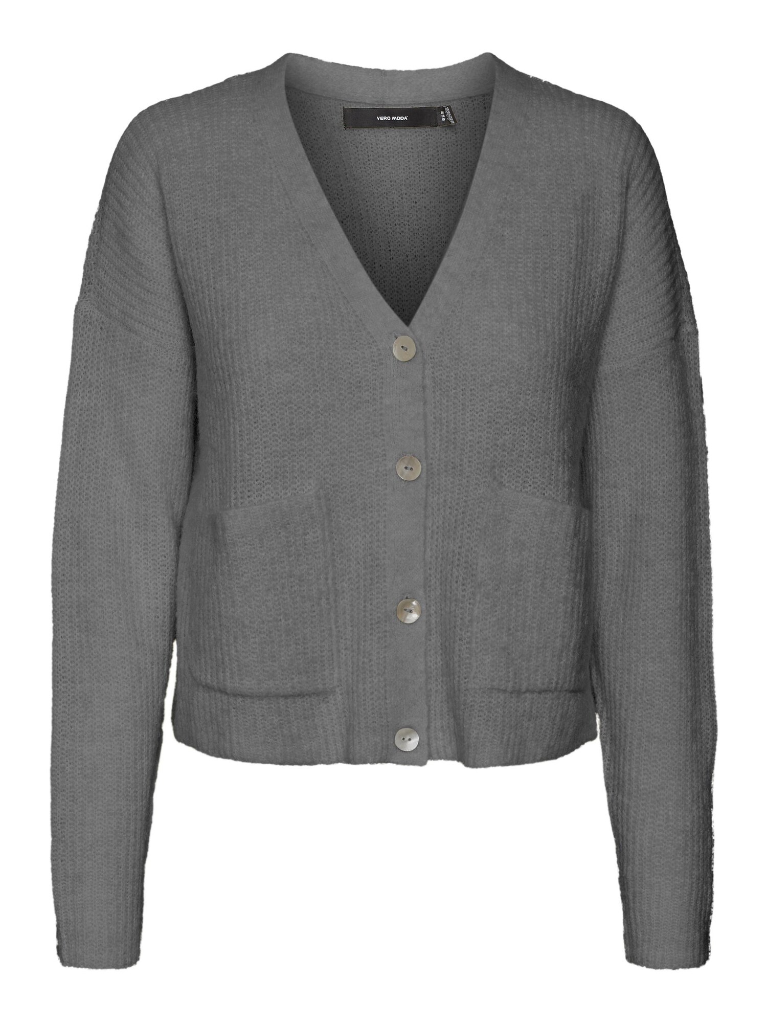 VERO MODA Kardigán 'MILI'  sivá melírovaná
