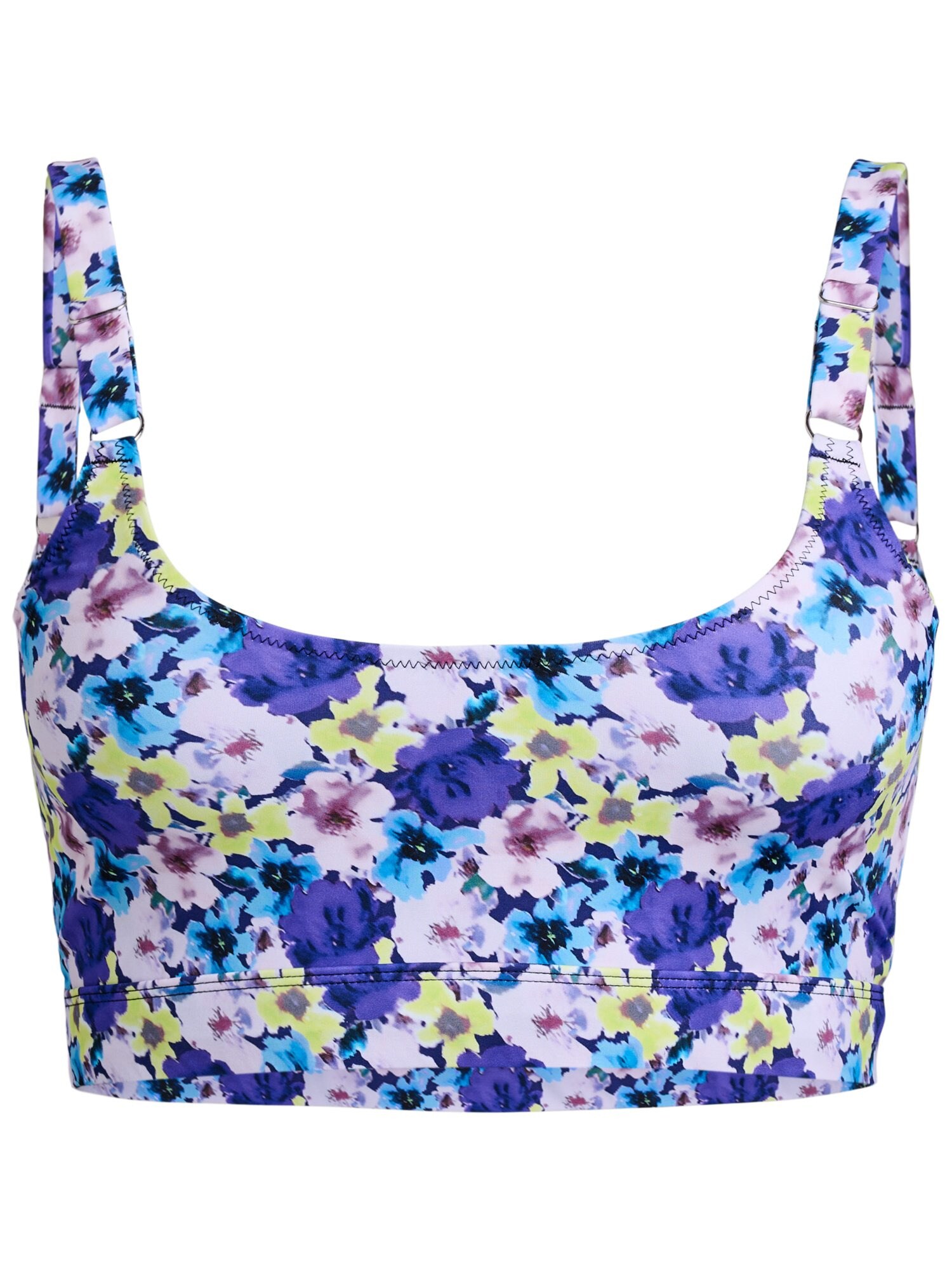 Swim by Zizzi Bikini felső 'Selma'  azúr / világos sárga / pasztellila / sötétlila akciós termékkép 1