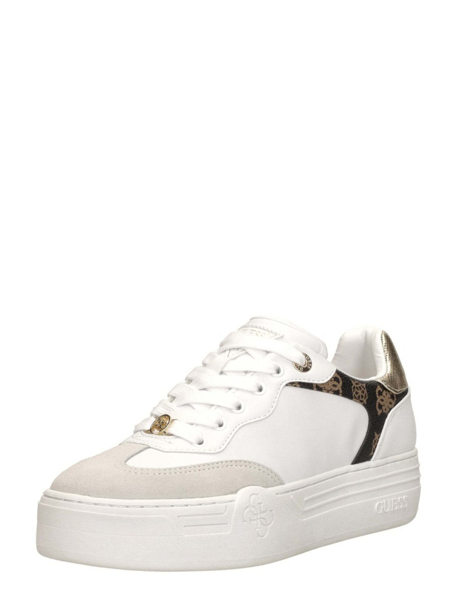 Guess Sneakers Laag 'Swole' Wit