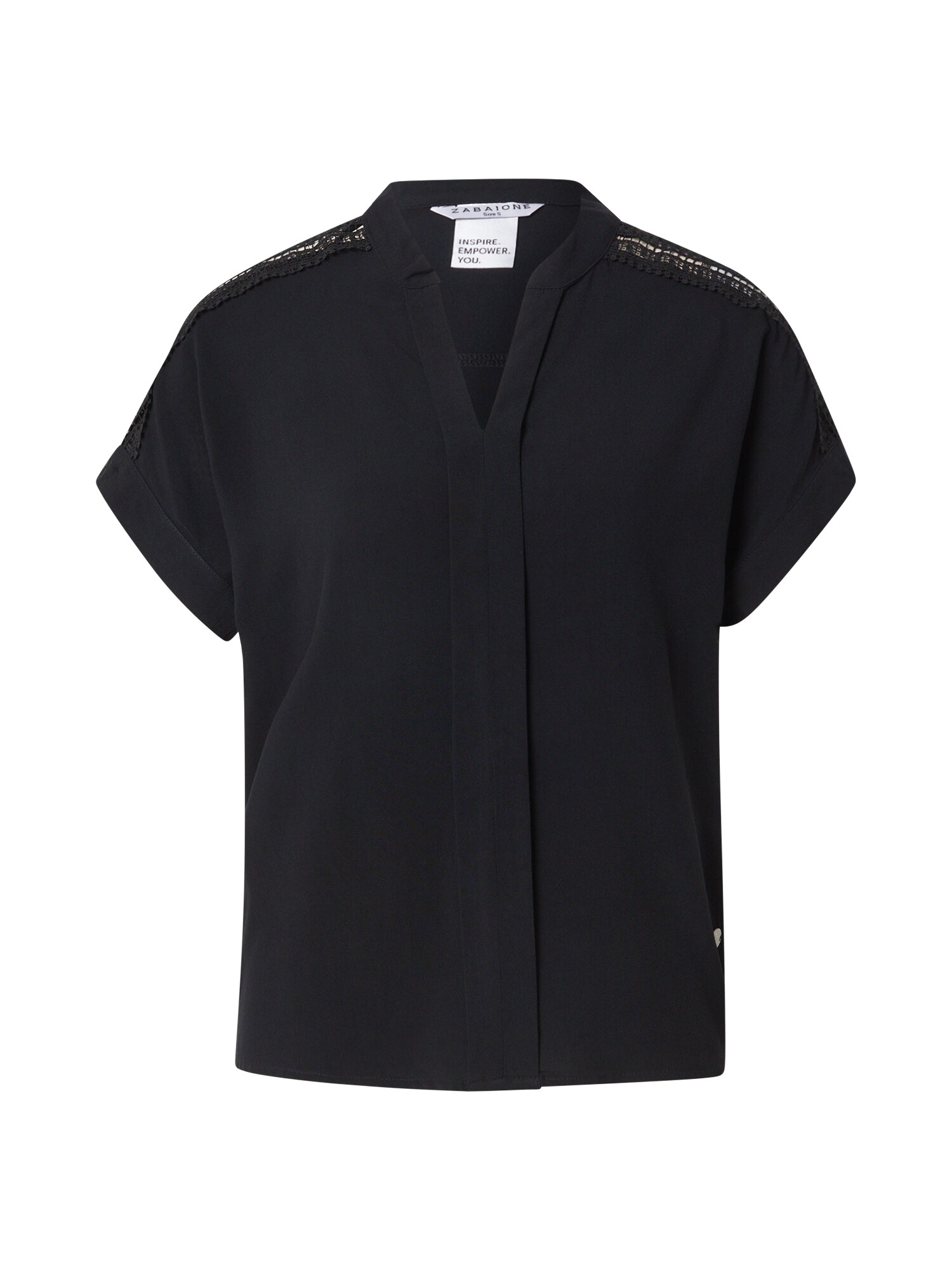 ZABAIONE Blusa 'Si44ni'  negro