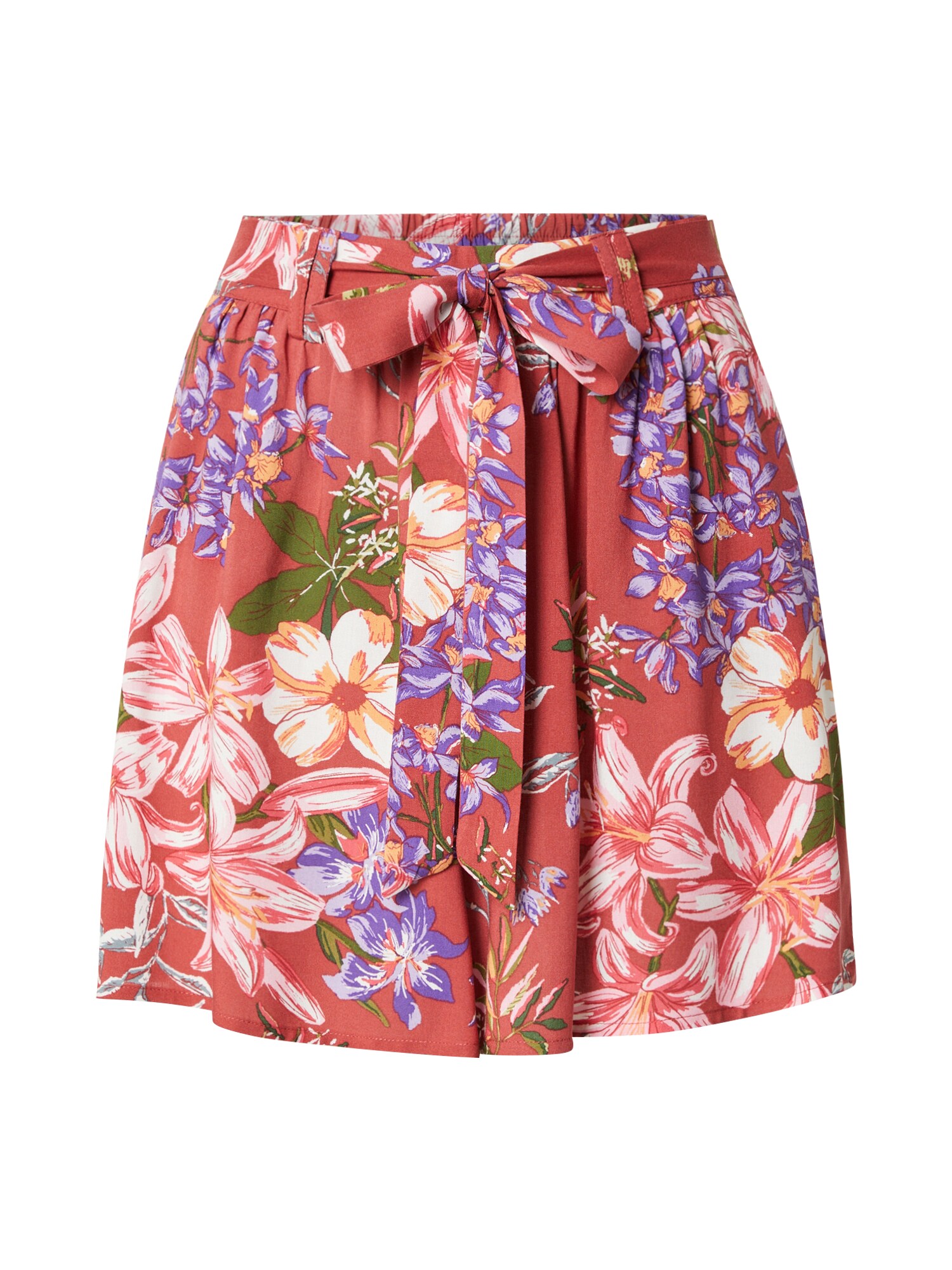 ONLY Pantaloni cutați ONLNOVA  oliv / lila / portocaliu caisă / roșu cireș