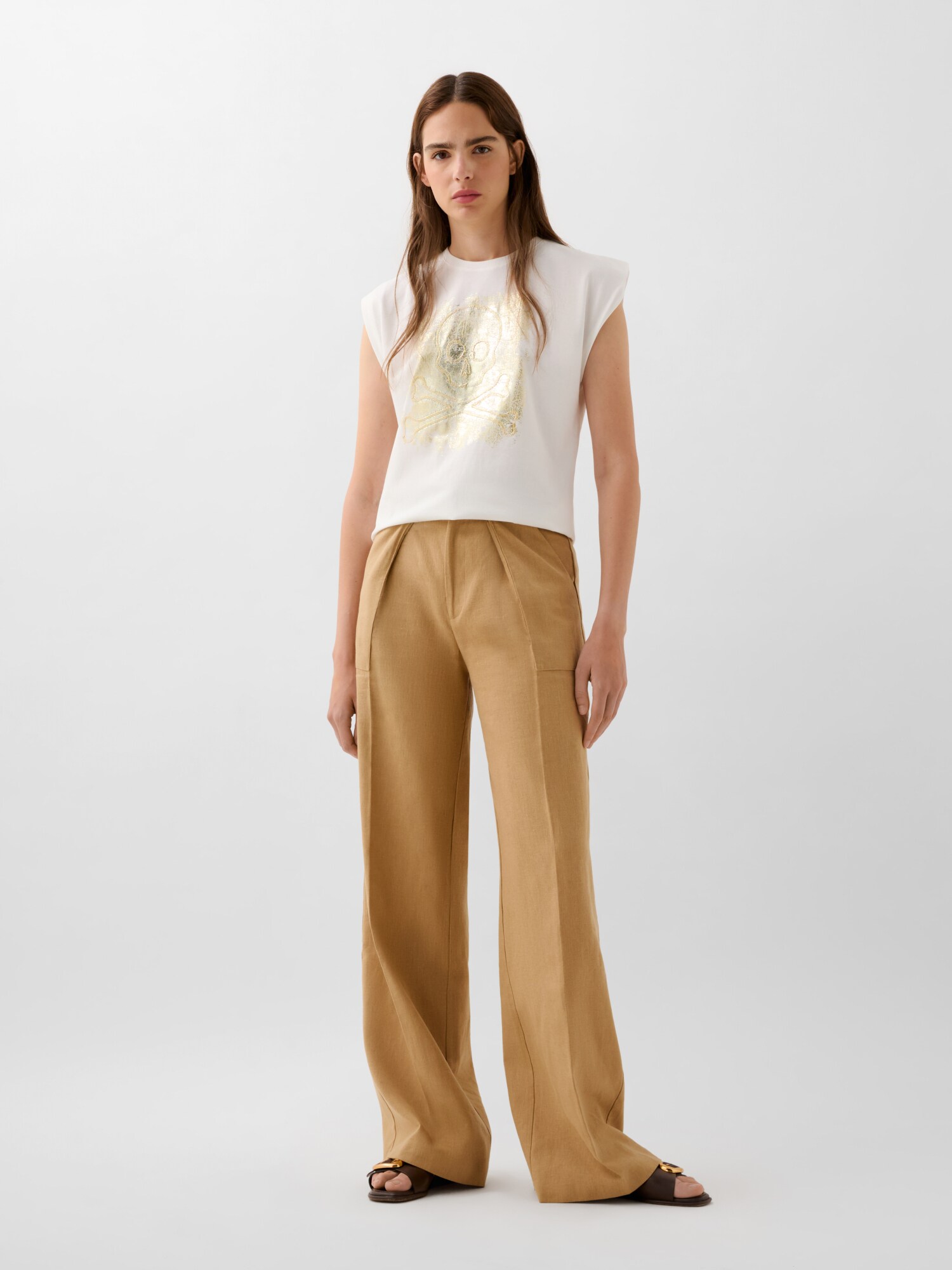 Thumbnail - Scalpers Foil Emb Skull Tee