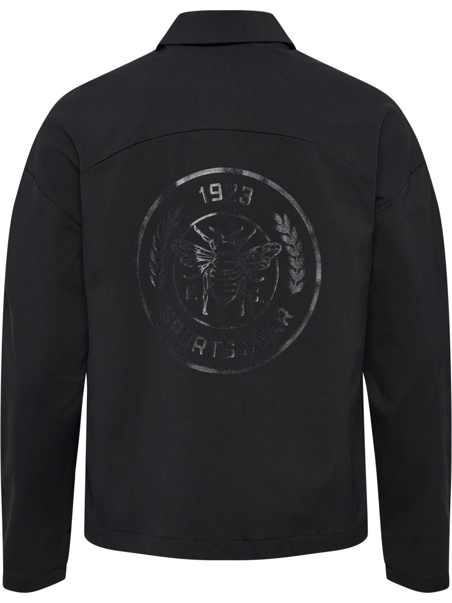 Hummel Sportdzseki 'Coach'  sötétzöld / fekete / fehér termék 2. képe