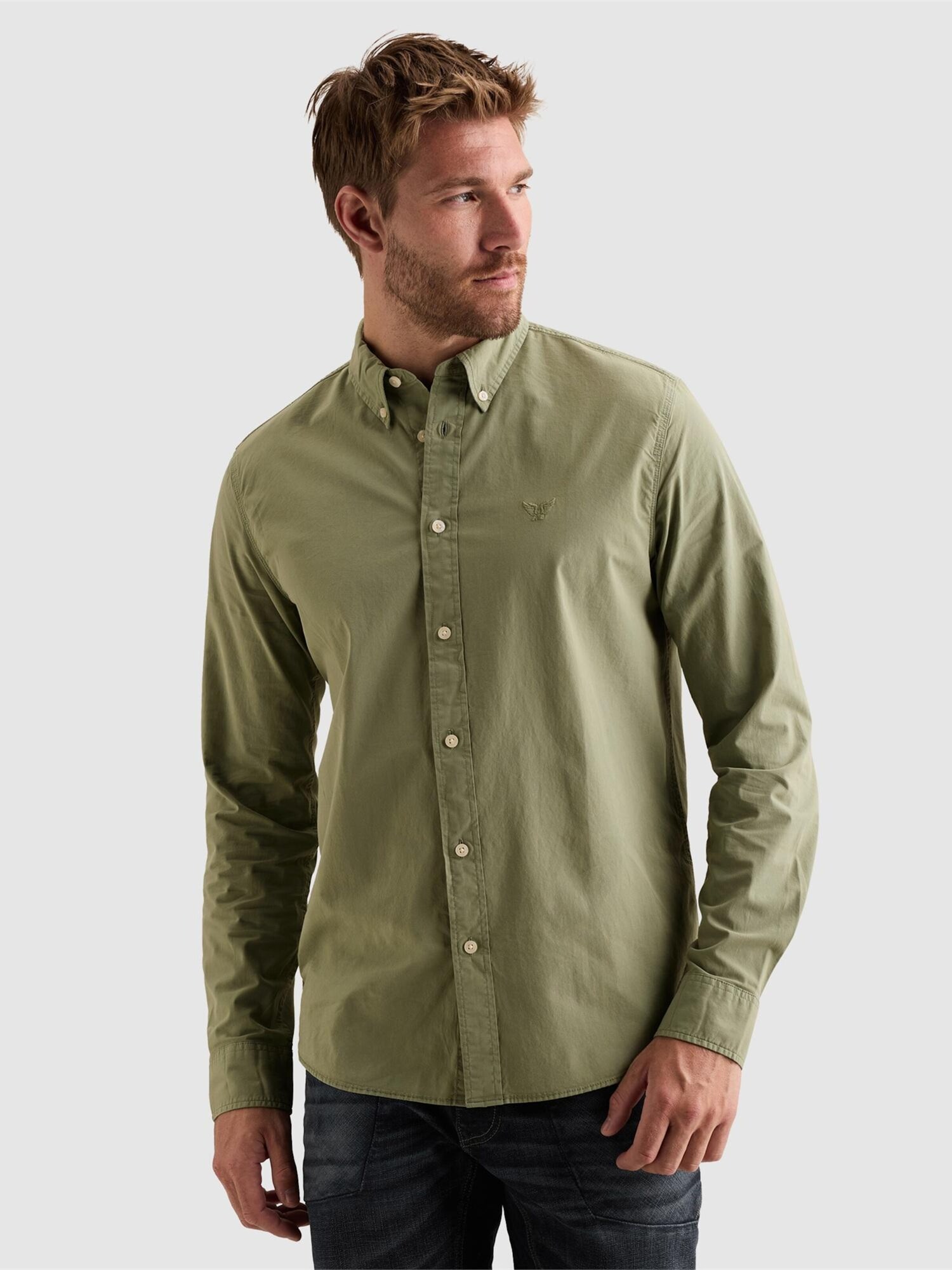 PME Legend Camisa 'American Classic shirt' verde