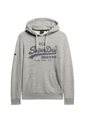 Superdry Sweatshirt ‘Vintage’ Beige / Navy / Antraciet