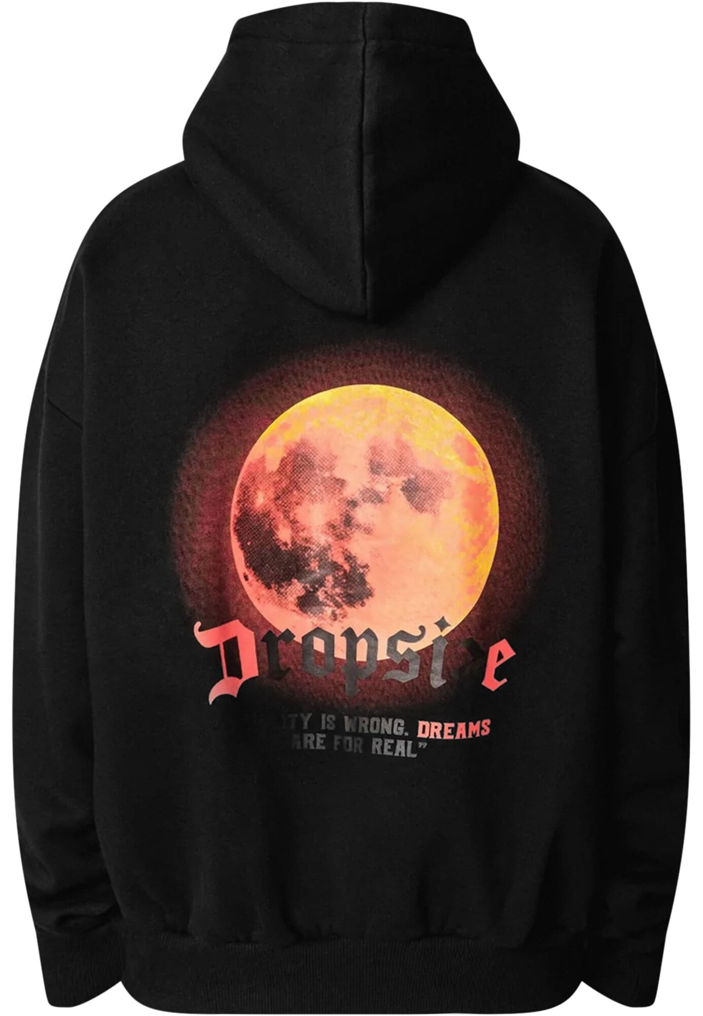 Dropsize Tréning póló 'Moon V2'  sötétszürke / narancs / korál / fekete termék 2. képe