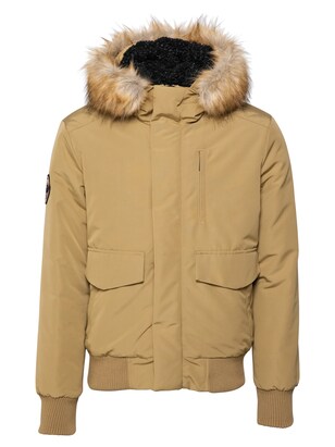 Superdry Tussenjas ‘Everest’ Camel / Lichtbruin