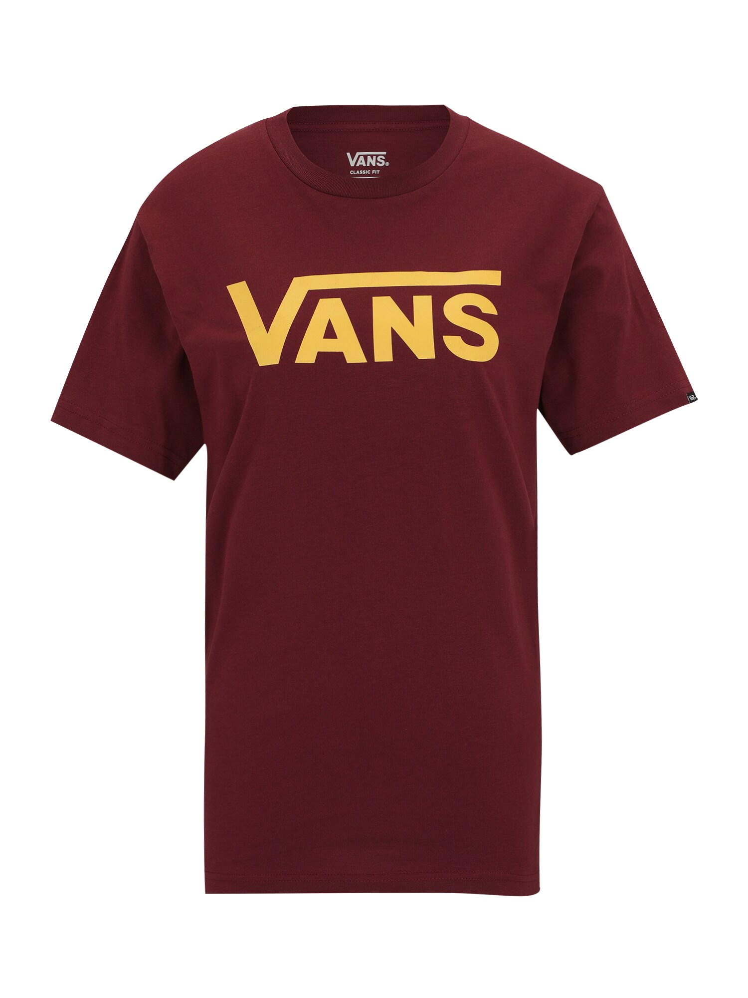VANS Póló 'CLASSIC'  aranysárga / bordó akciós termékkép 1