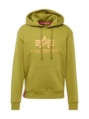 alpha industries Sweatshirt Groen / Lichtoranje / Rood / Wit