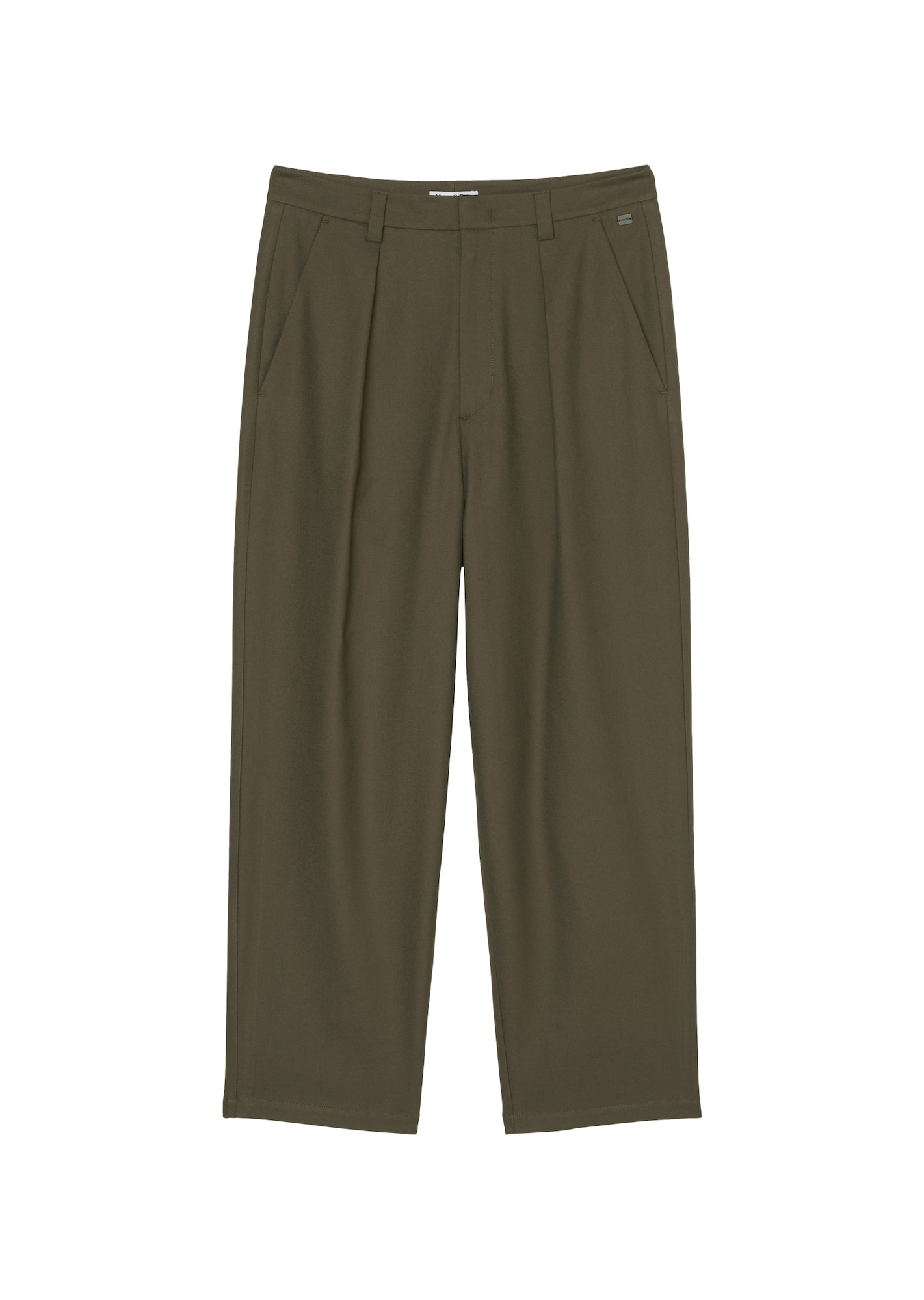 Marc O'Polo DENIM Plisované nohavice  kaki