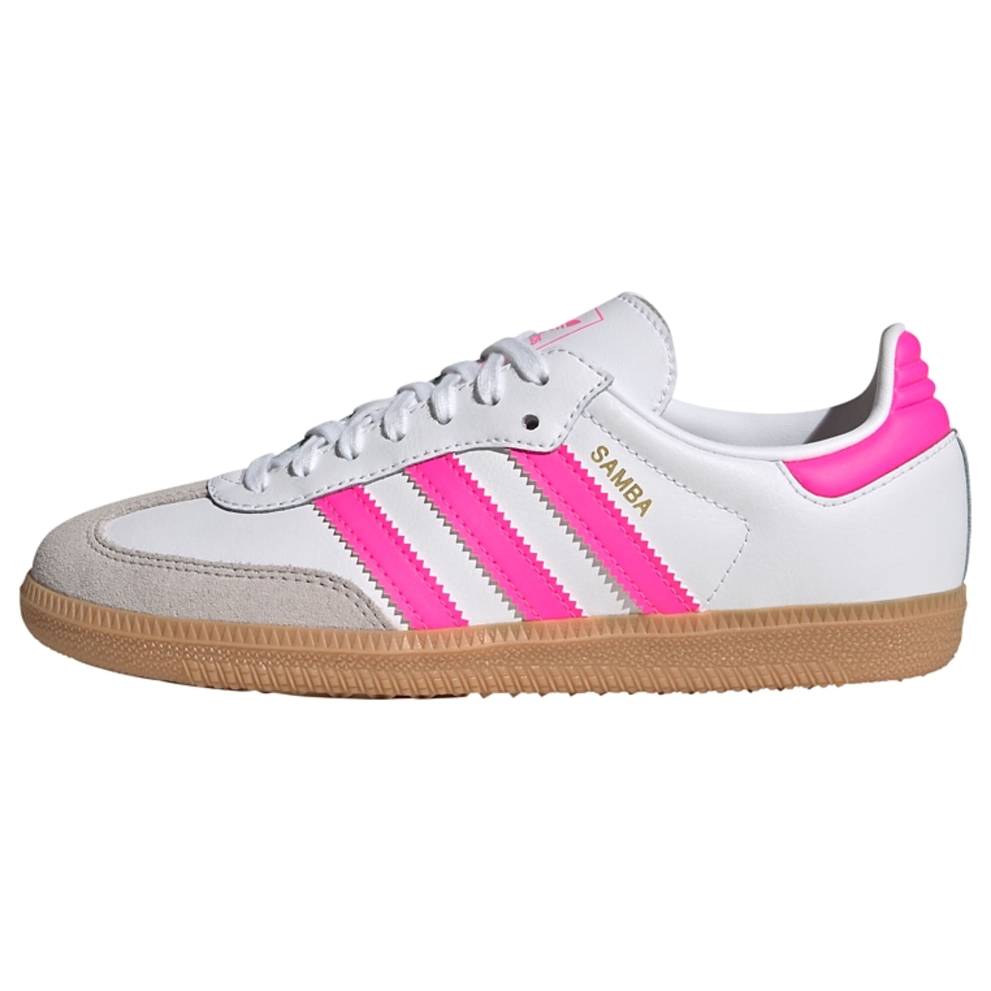 ADIDAS ORIGINALS Sneaker Samba  alb kitt / auriu / roz / alb