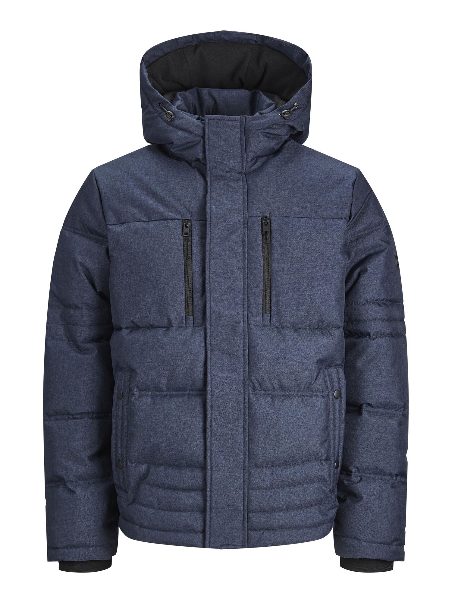 JACK & JONES Zimná bunda 'Yog'  námornícka modrá / čierna