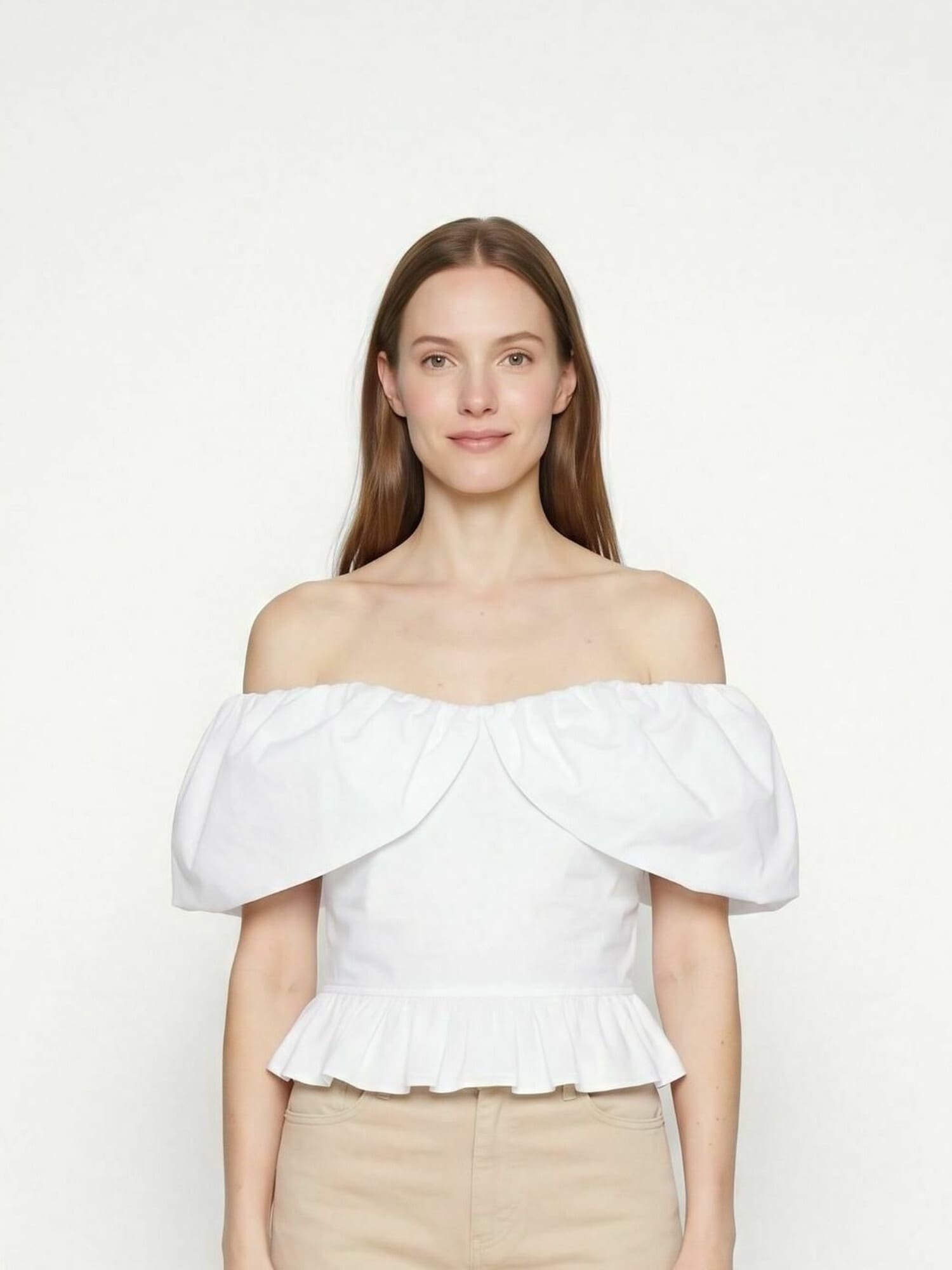 ITS MAY Tricou  Serena  alb