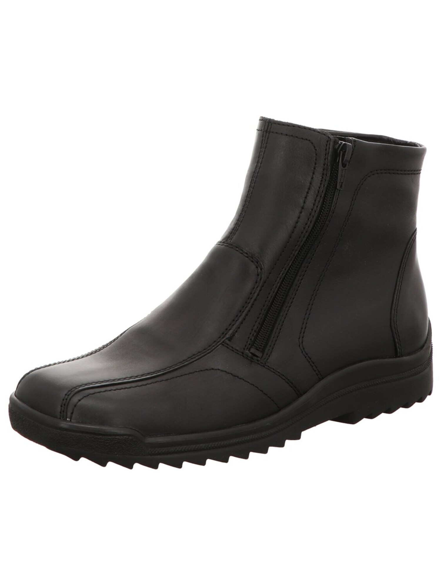 WaldlÄUfer Boots 'Weitschaftstiefel Herren 483902-174/001 Echtleder In Schwarz' Zwart