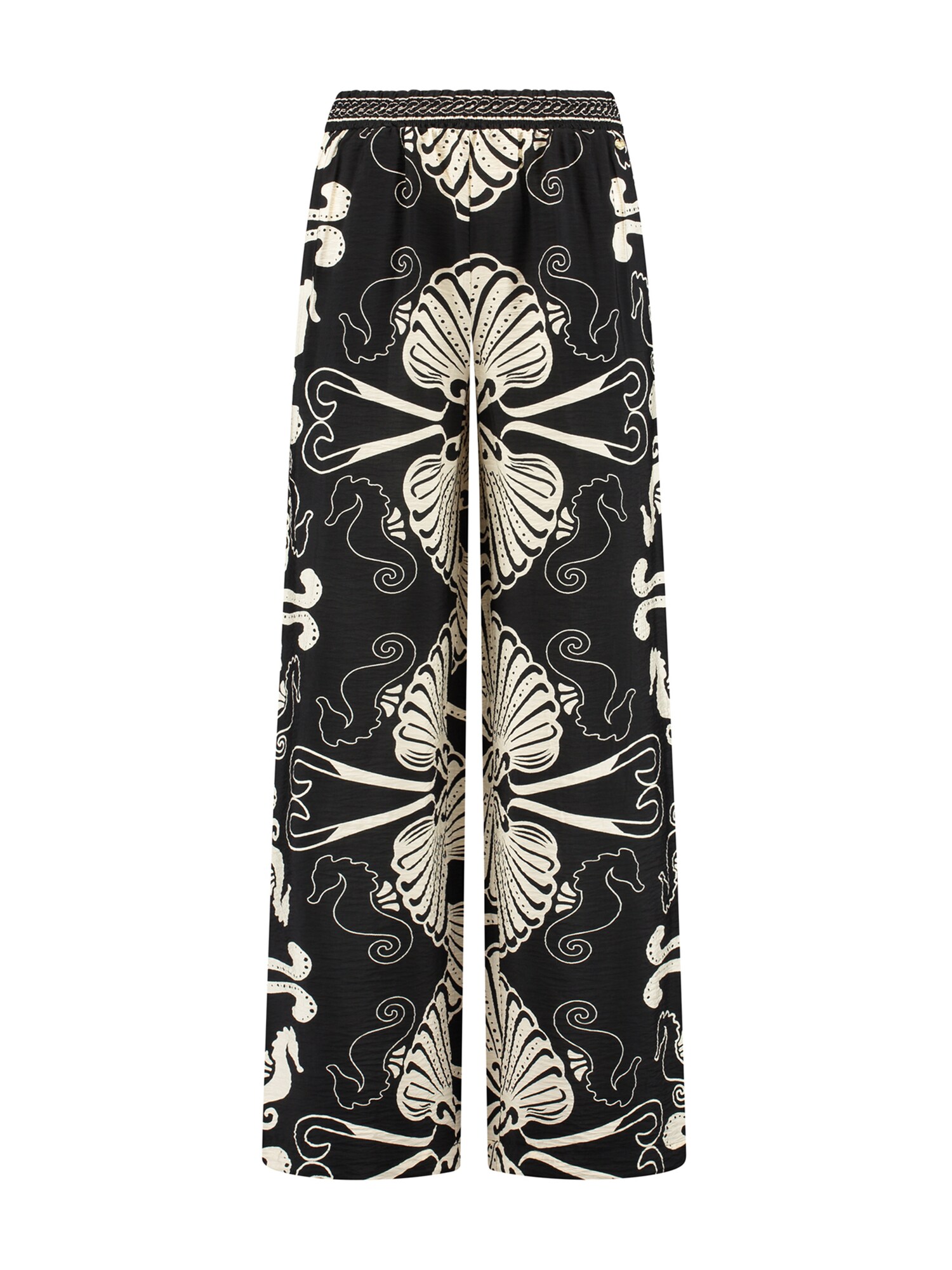 Shiwi Pantaloni Madison  ecru / negru