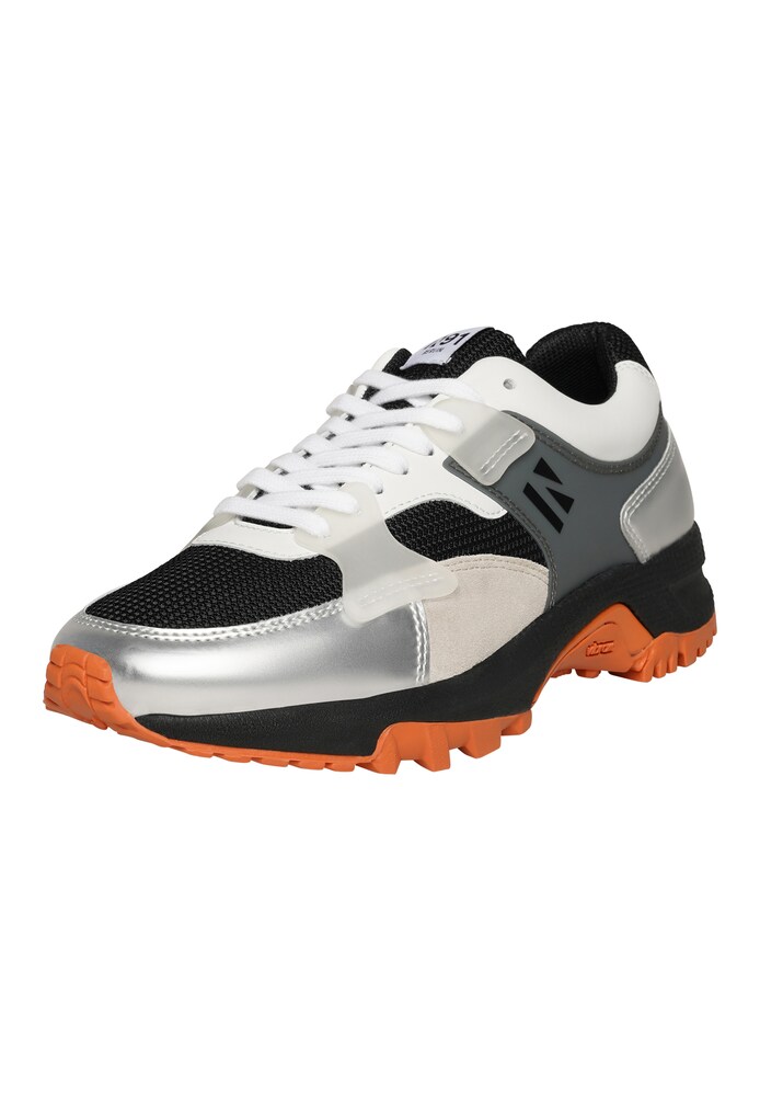 N91 Sneaker 'Style Choice W LM' Damen Größe 36 orange / schwarz / silber