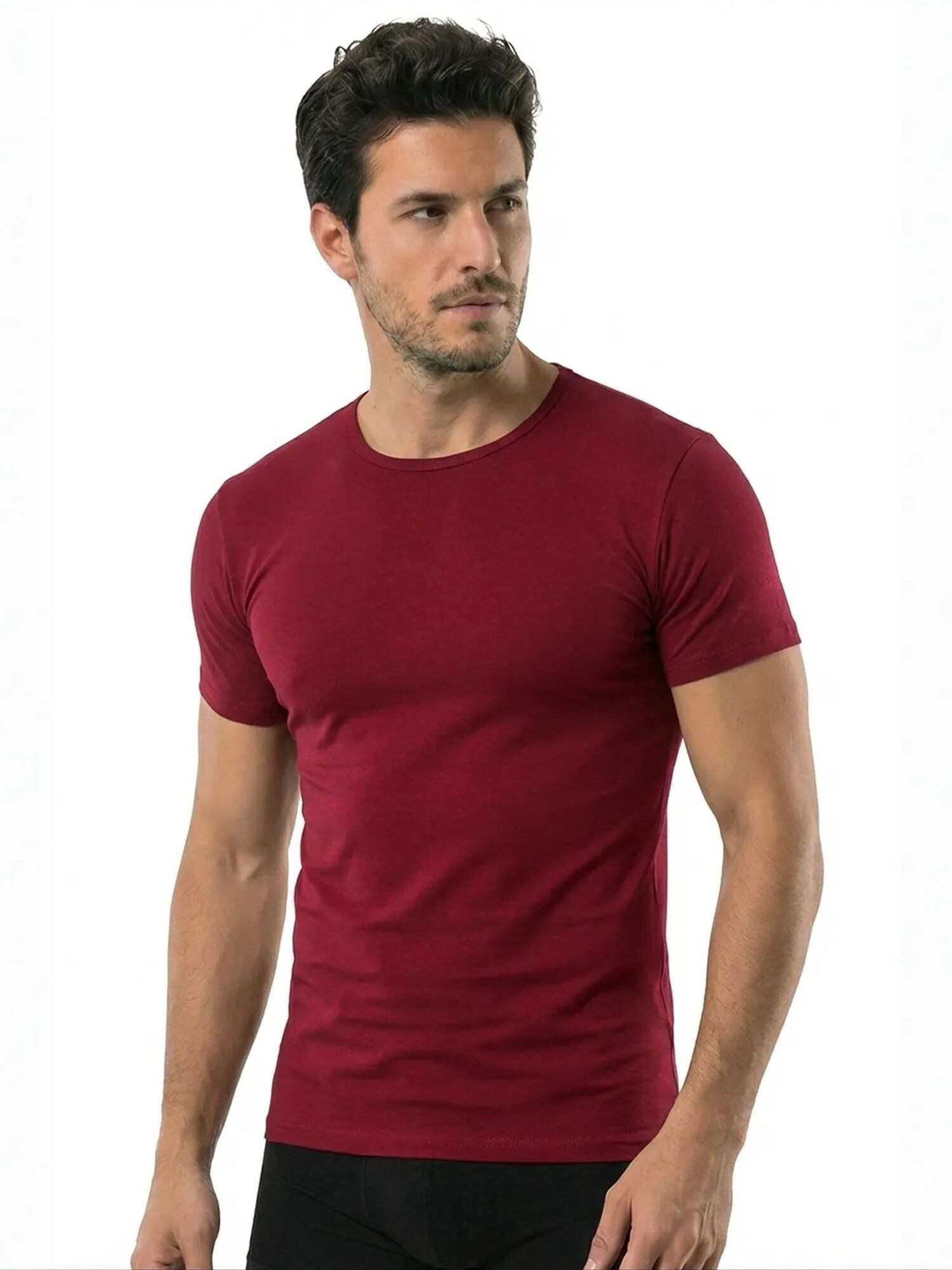 ÖTS Majica 'T-Shirts' burgund