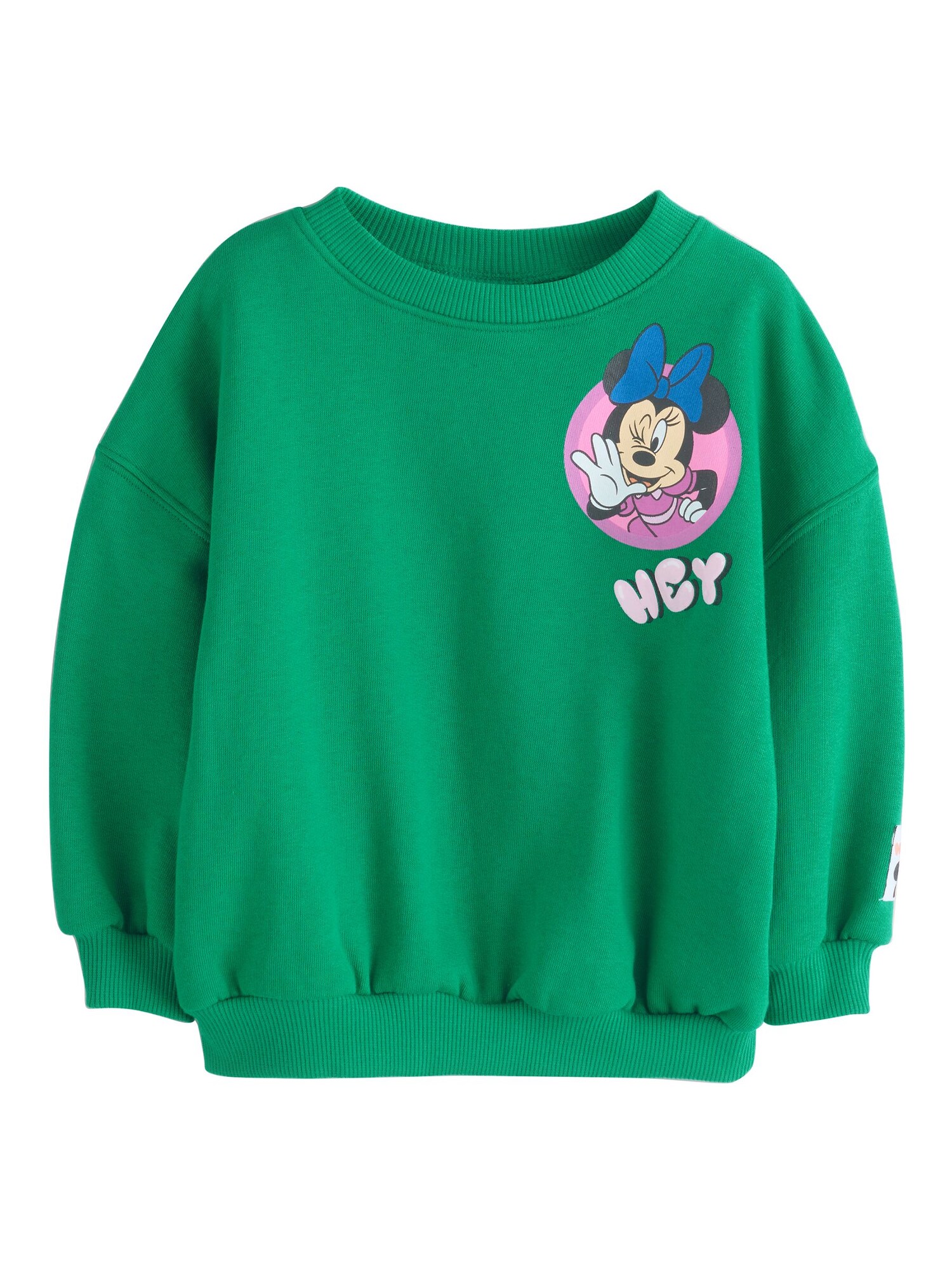 Next Bluză de molton Minnie Mouse  albastru / verde / roz deschis / negru