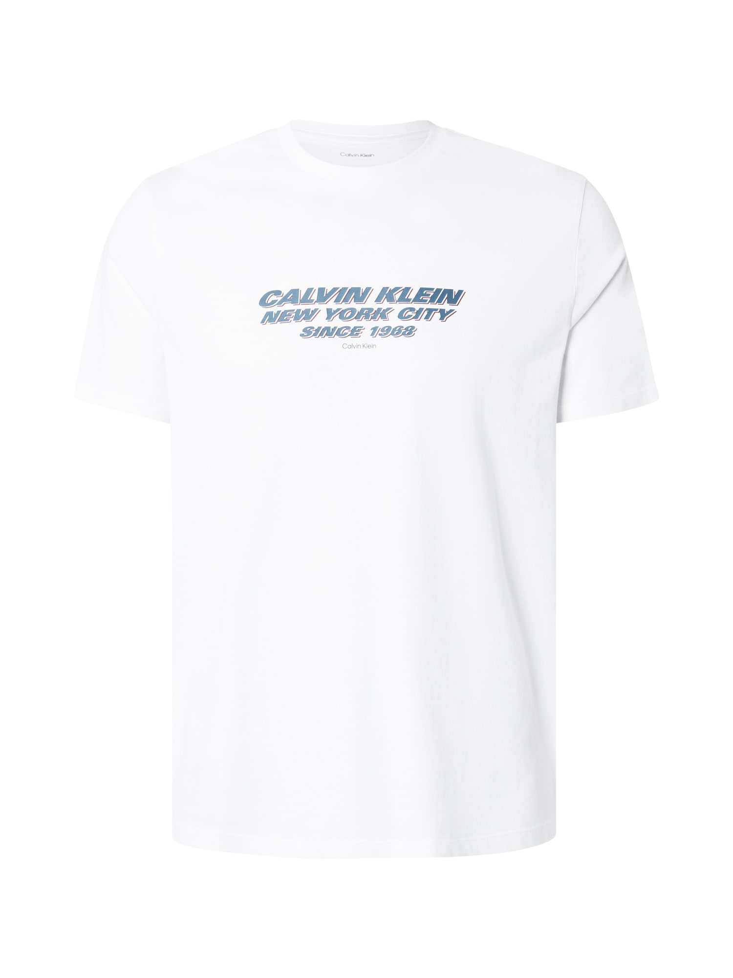 Calvin Klein Tricou  verde petrol / roșu / alb