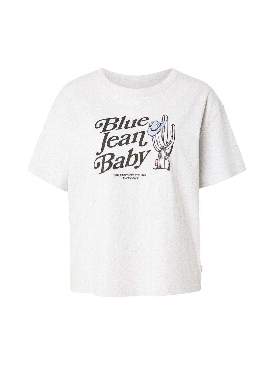 T-shirt 'ANYDAY' ljusblå / gråmelerad