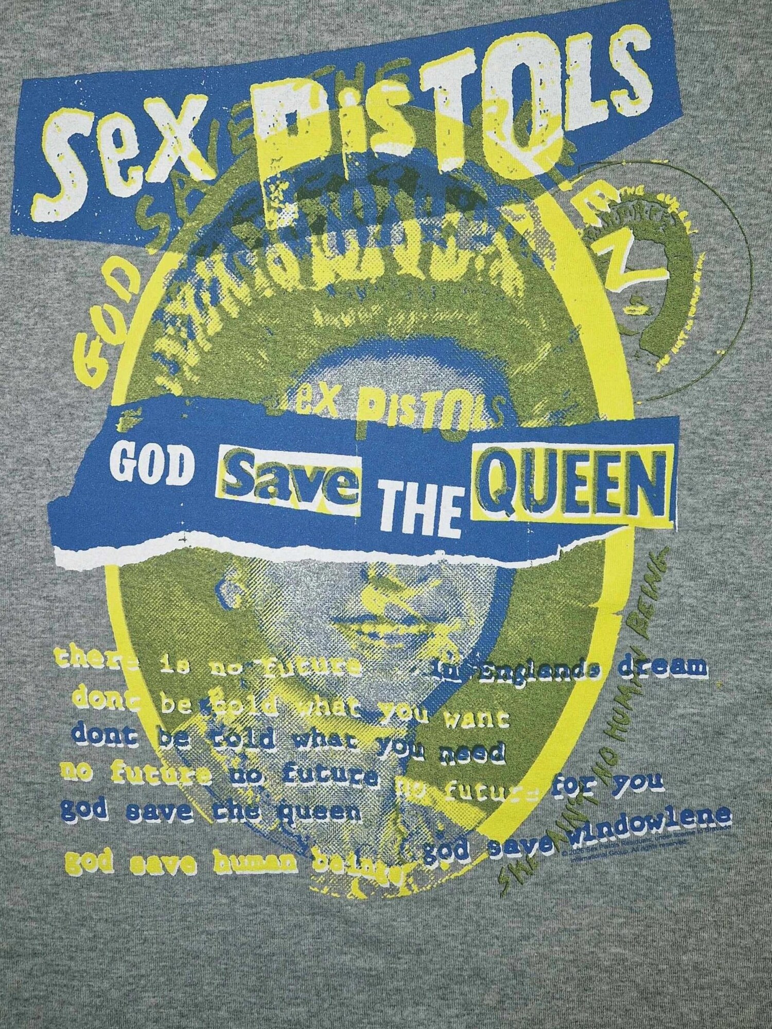 Sex Pistols Camiseta 'Sex Pistols God Save The Queen T-Shirt'  gris – imagen 3