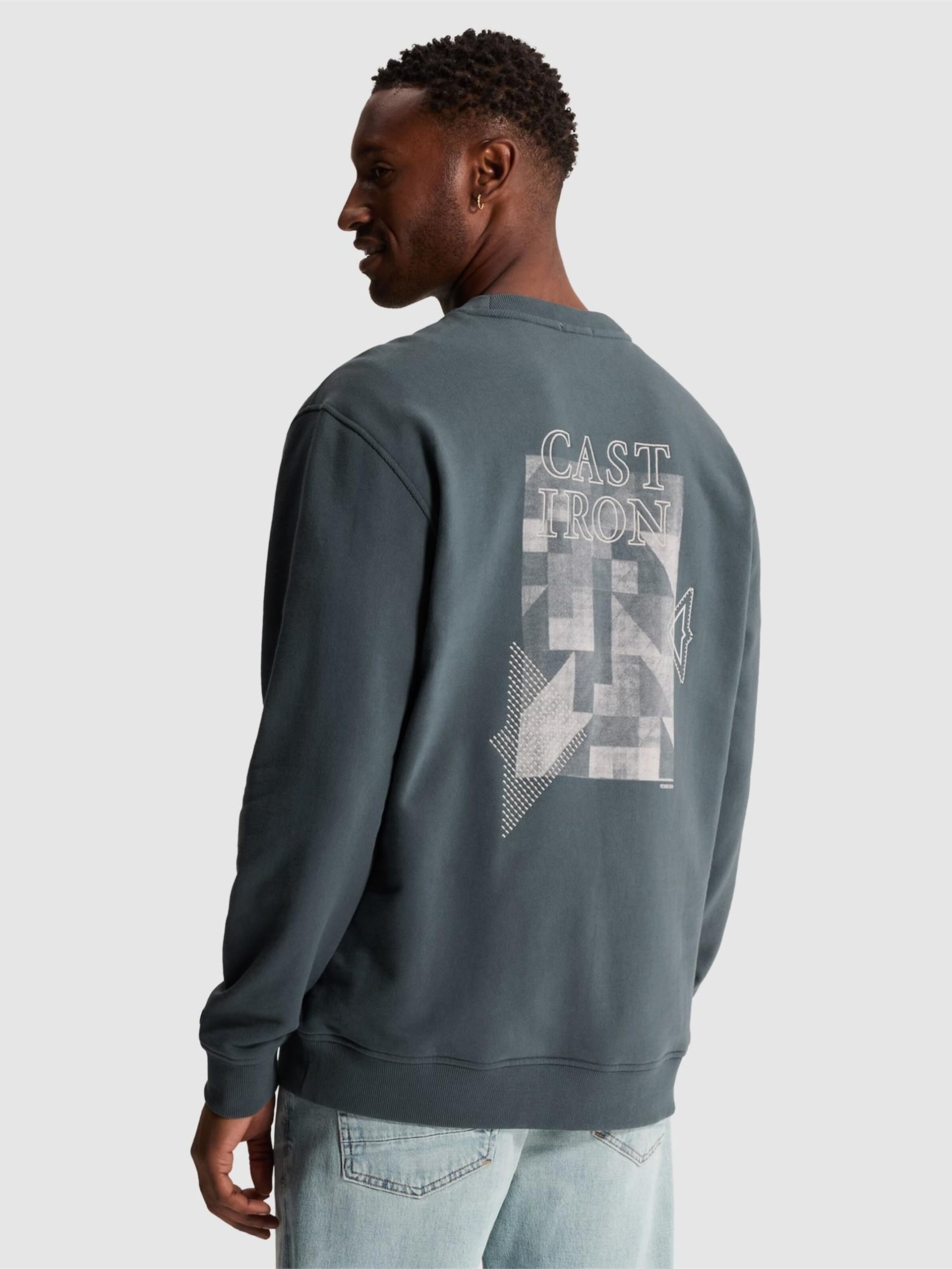 Cast Iron Sweatshirt 'Relaxed fit sweatshirt with graphics' herr